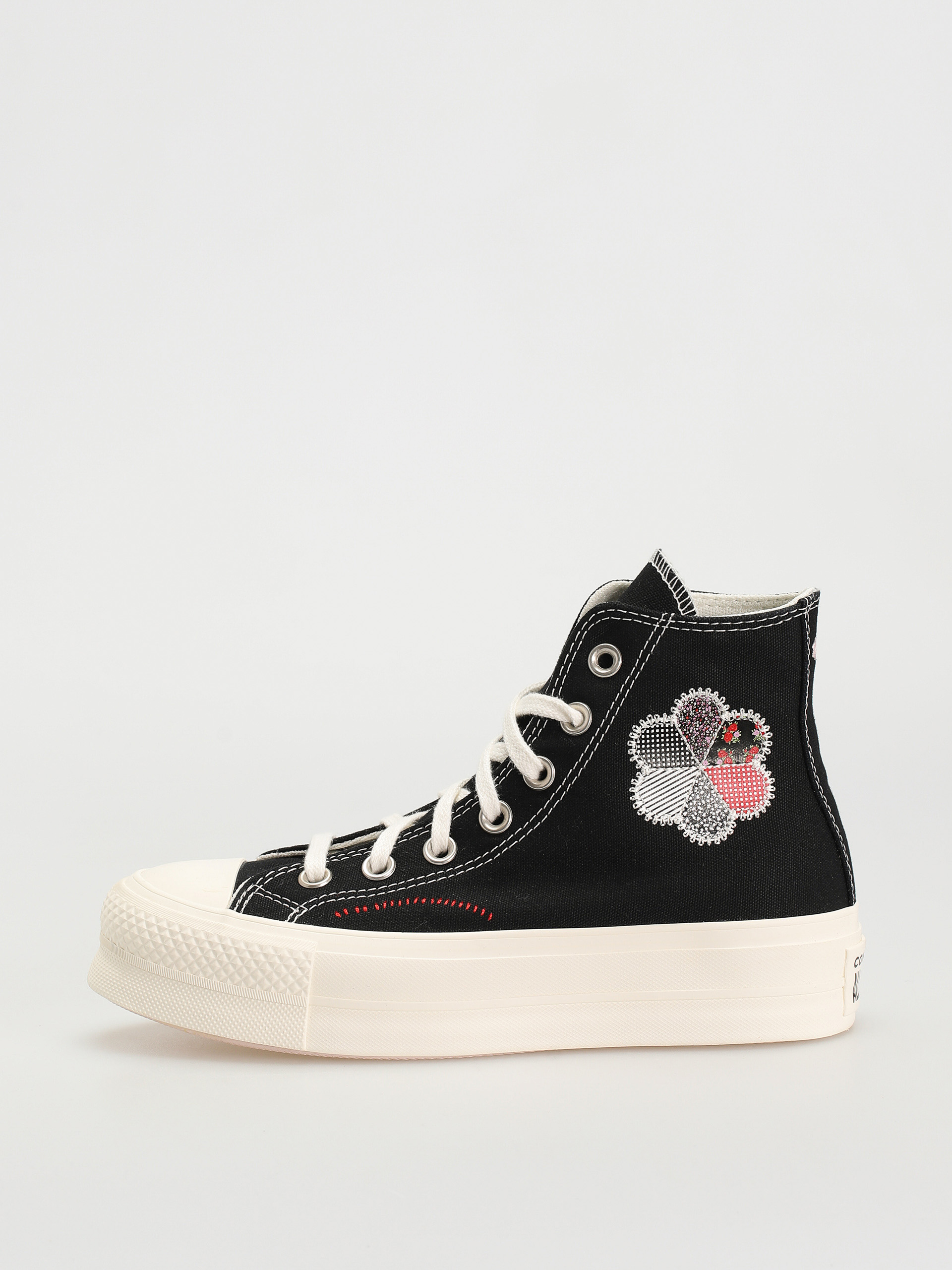 Converse Chuck Taylor All Star Lift Hi Chucks Wmn (black/egret/red)