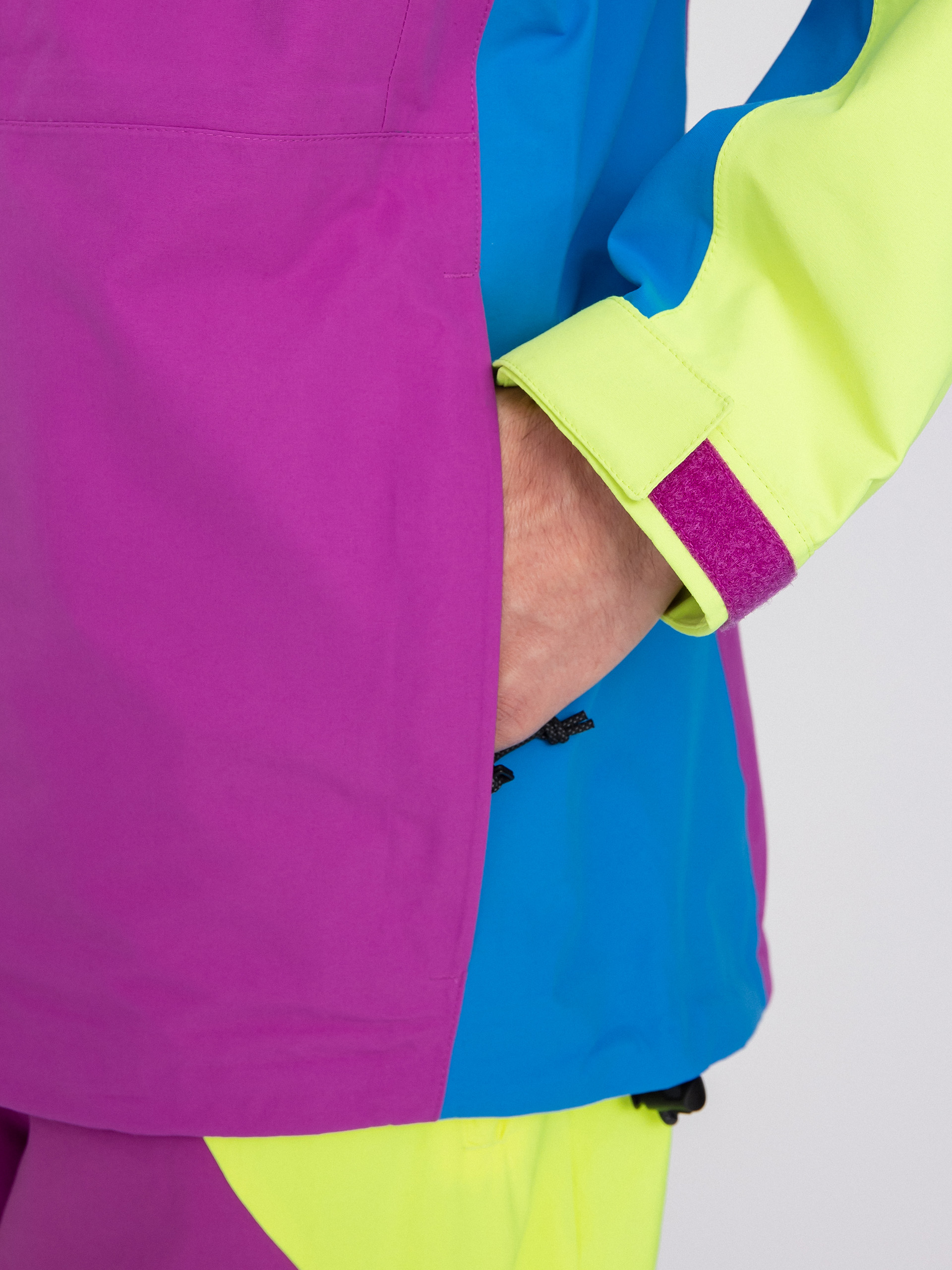 The North Face 3L Dryvent Carduelis Jacket (purple cactus flower/led yellow/super sonic blue)