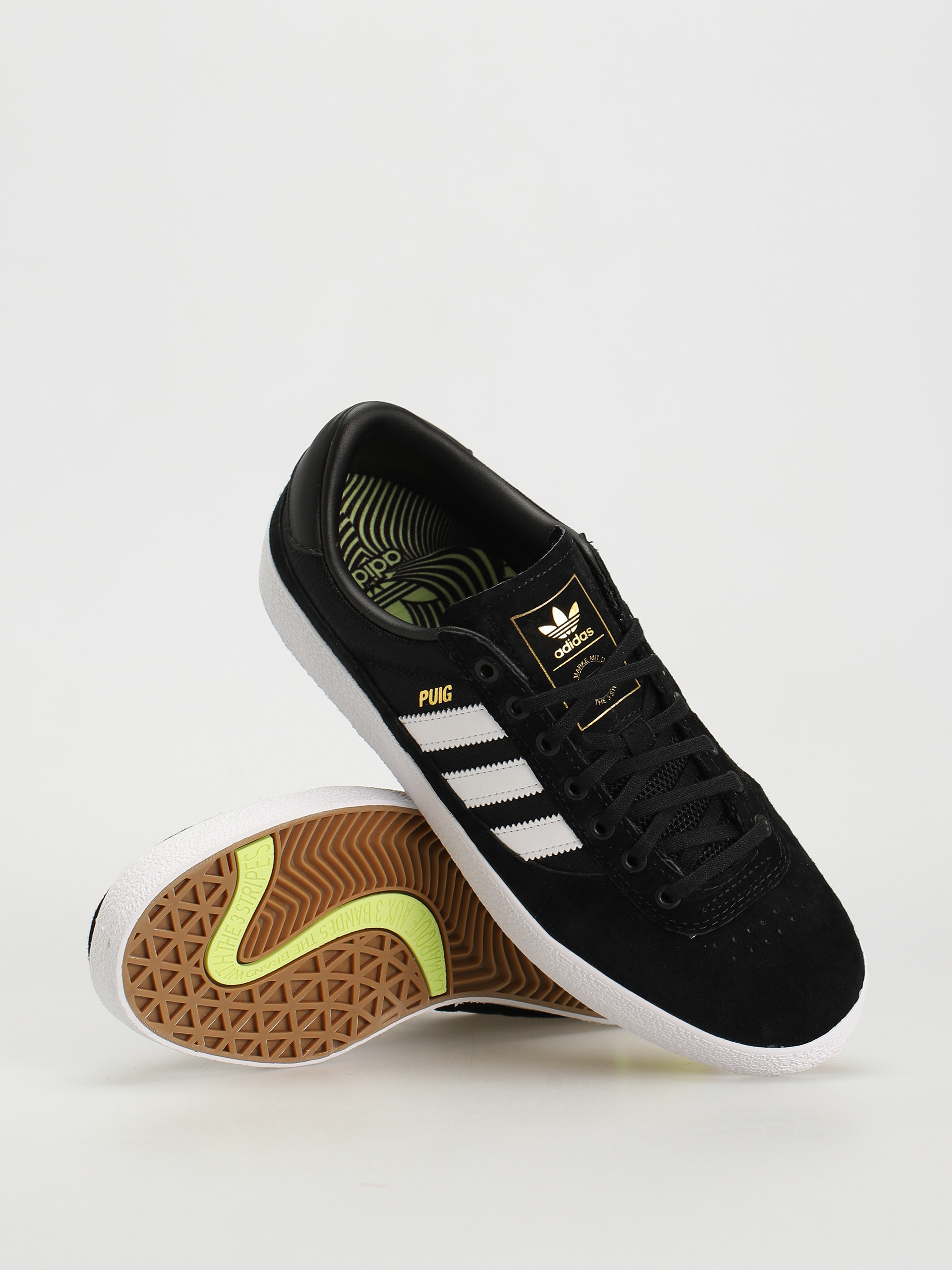 adidas Puig Indoor Shoes (cblack/ftwwht/pullim)