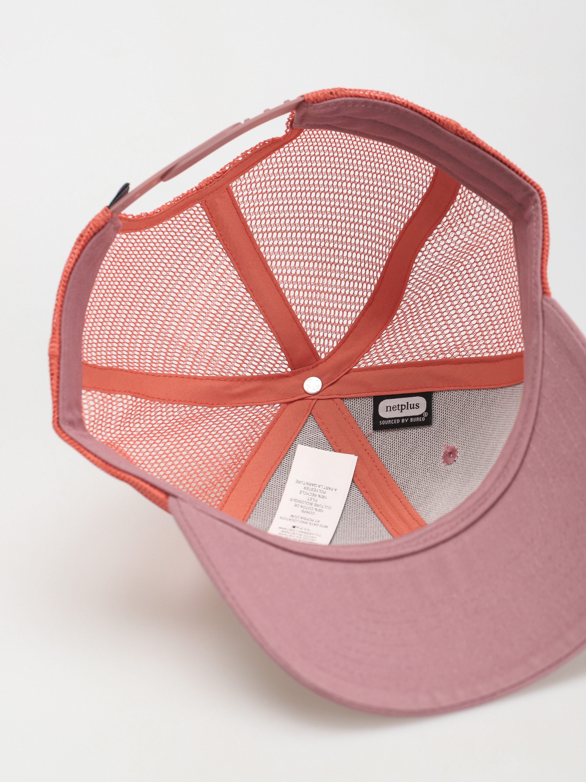 Patagonia P 6 Logo Trucker Cap - pink (evening mauve)