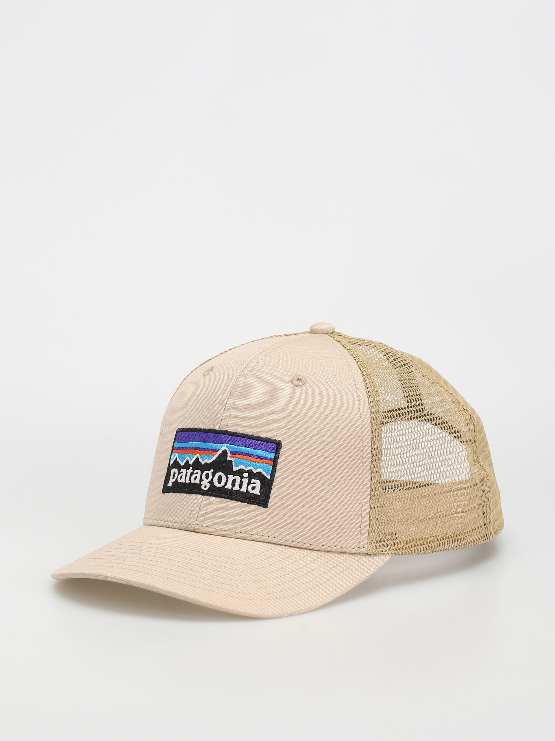 Patagonia P 6 Logo Trucker Cap (oar tan w/classic tan)