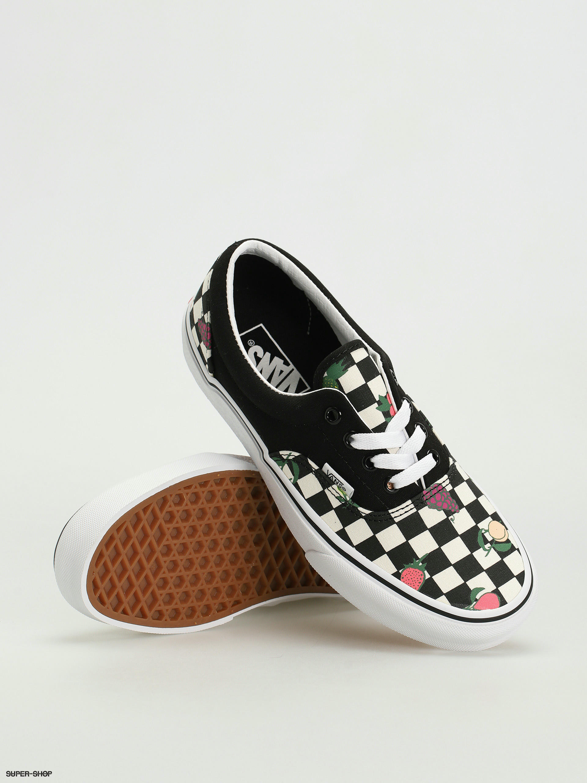 Black and white checkered vans clearance shoes