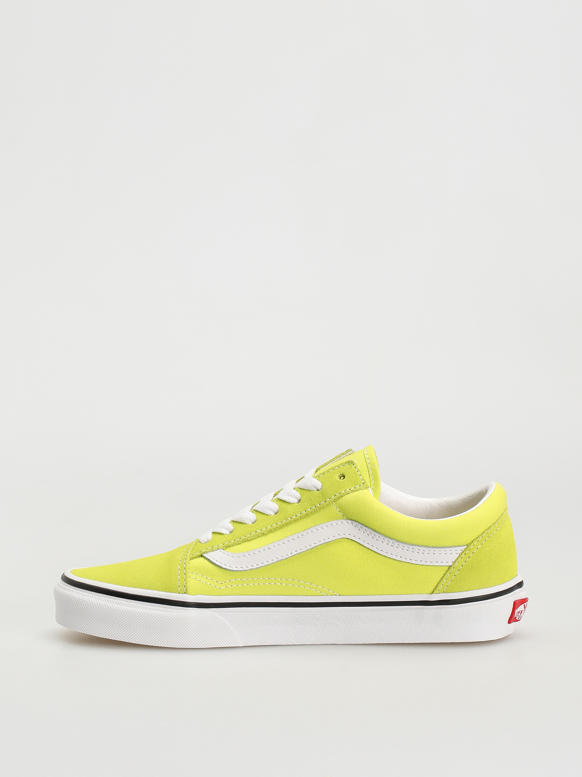 Lime green shop old skool vans