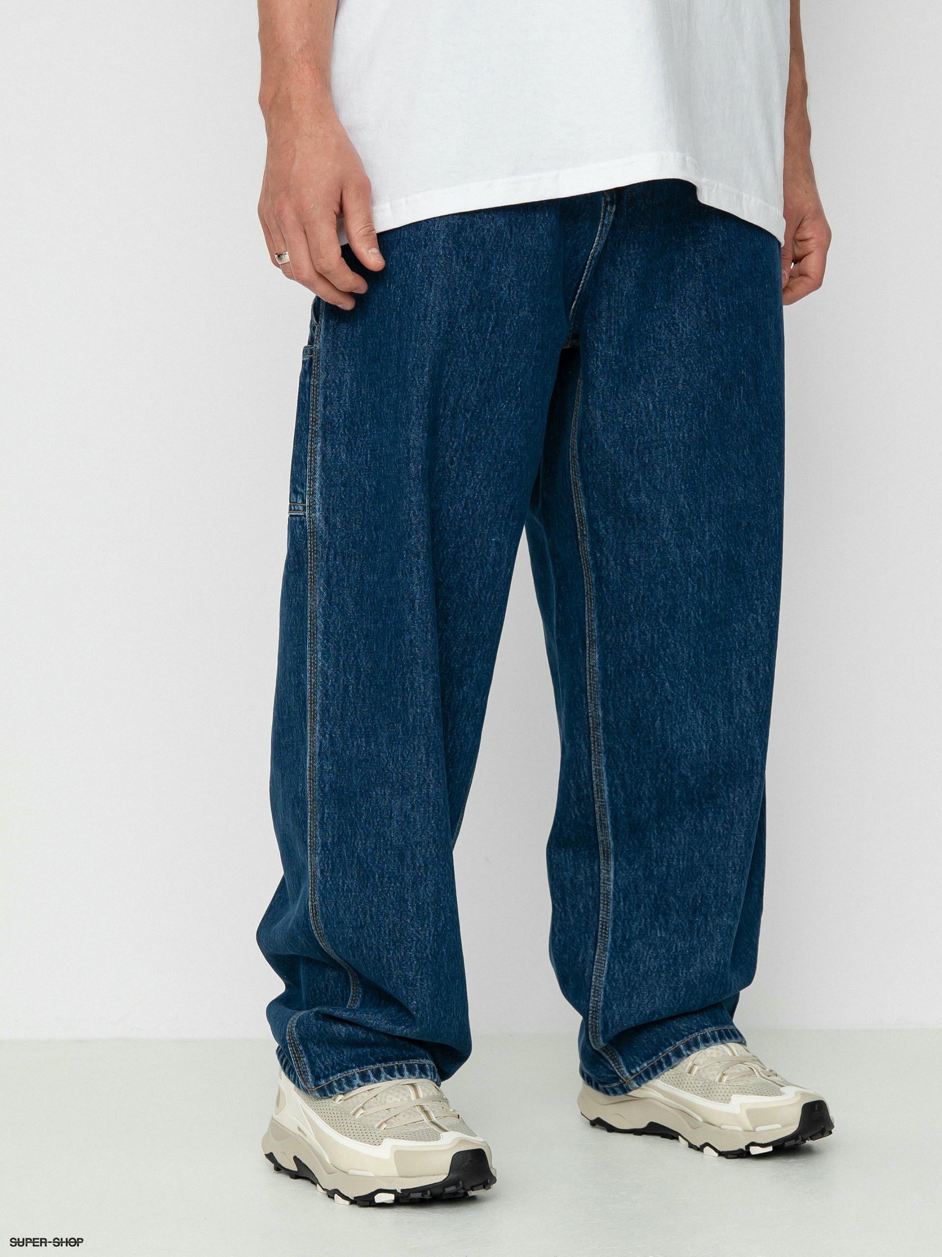 Blue Baggy Carhartt WIP Streetwear Jeans