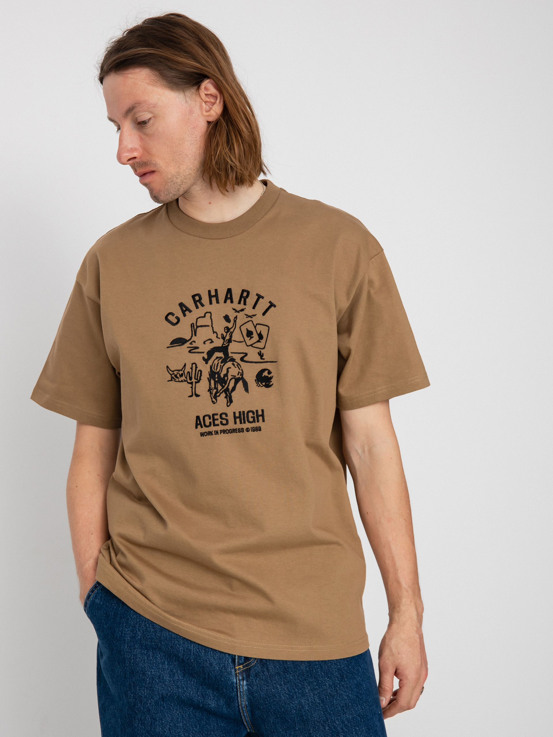 Carhartt WIP Souvenir Valley T-shirt (buffalo/black)