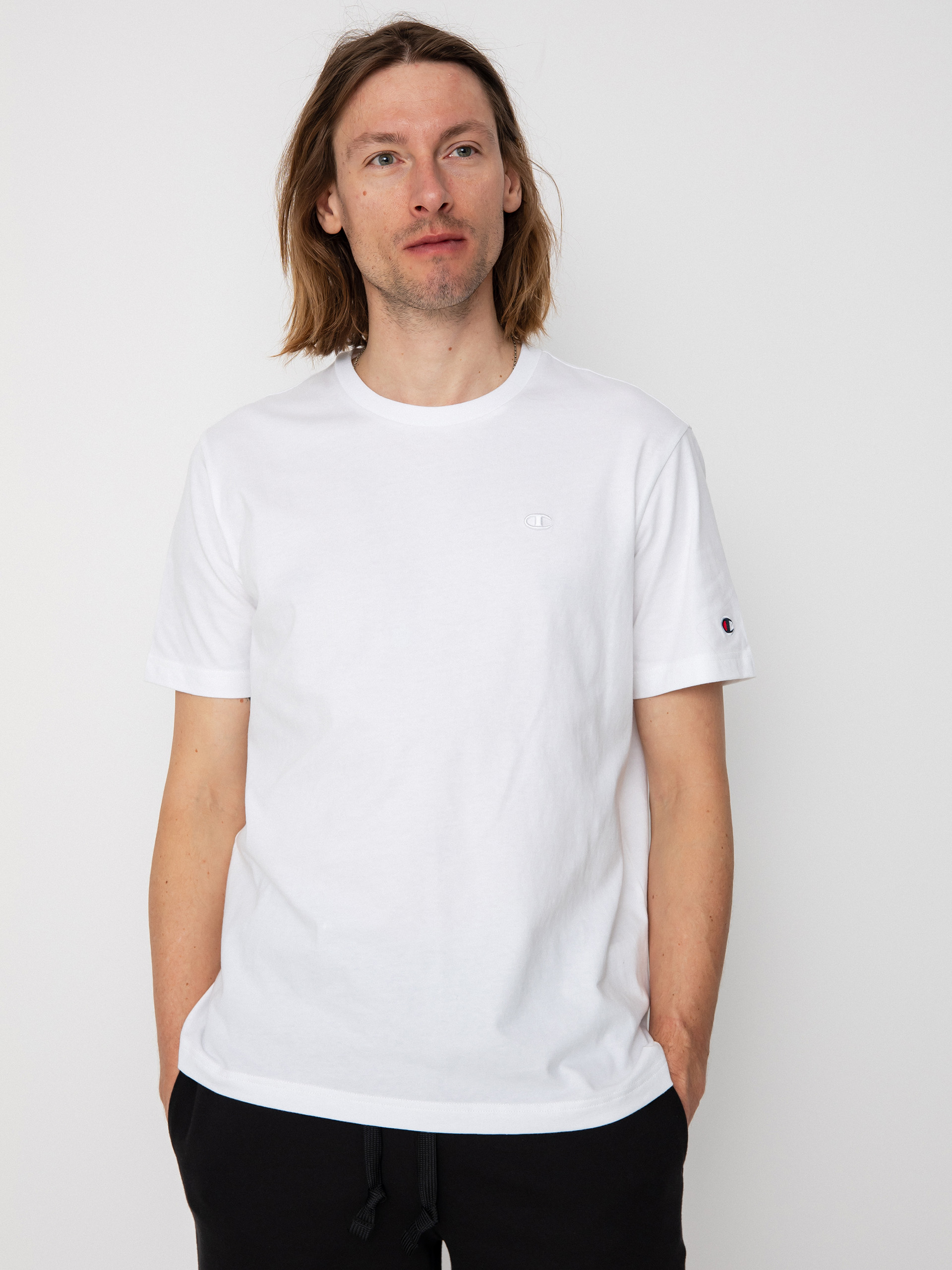 Champion Crewneck T-Shirt 218496 T-Shirt (wht)