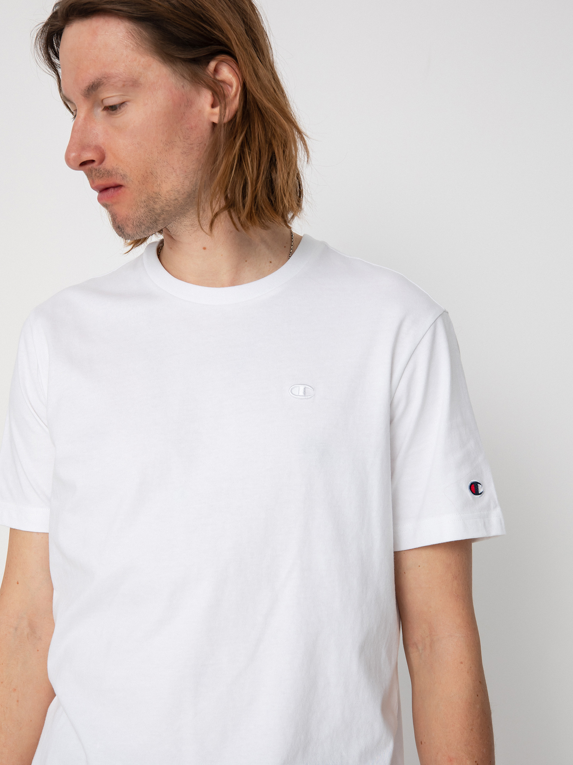 Champion Crewneck T-Shirt 218496 T-Shirt (wht)