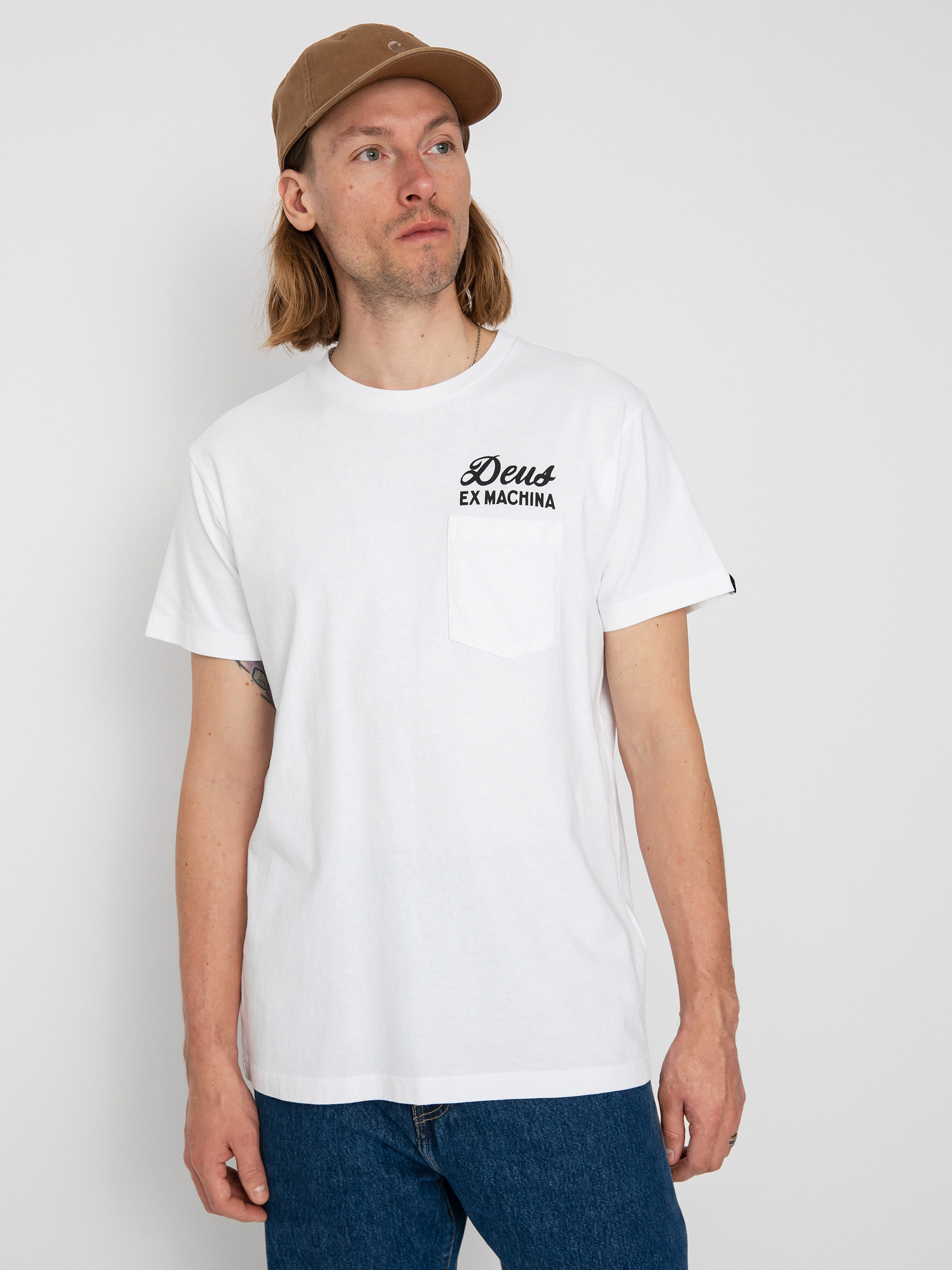 Deus Ex Machina Biarritz Address T-shirt (white)