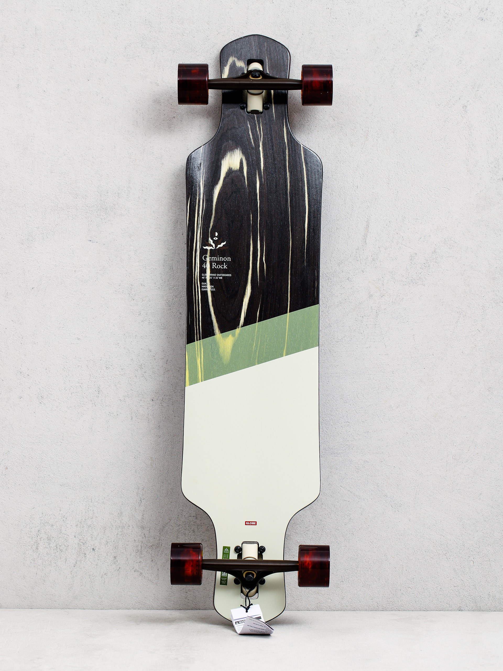 Globe Geminon 40 Rock Longboard (black macassar/epitome)