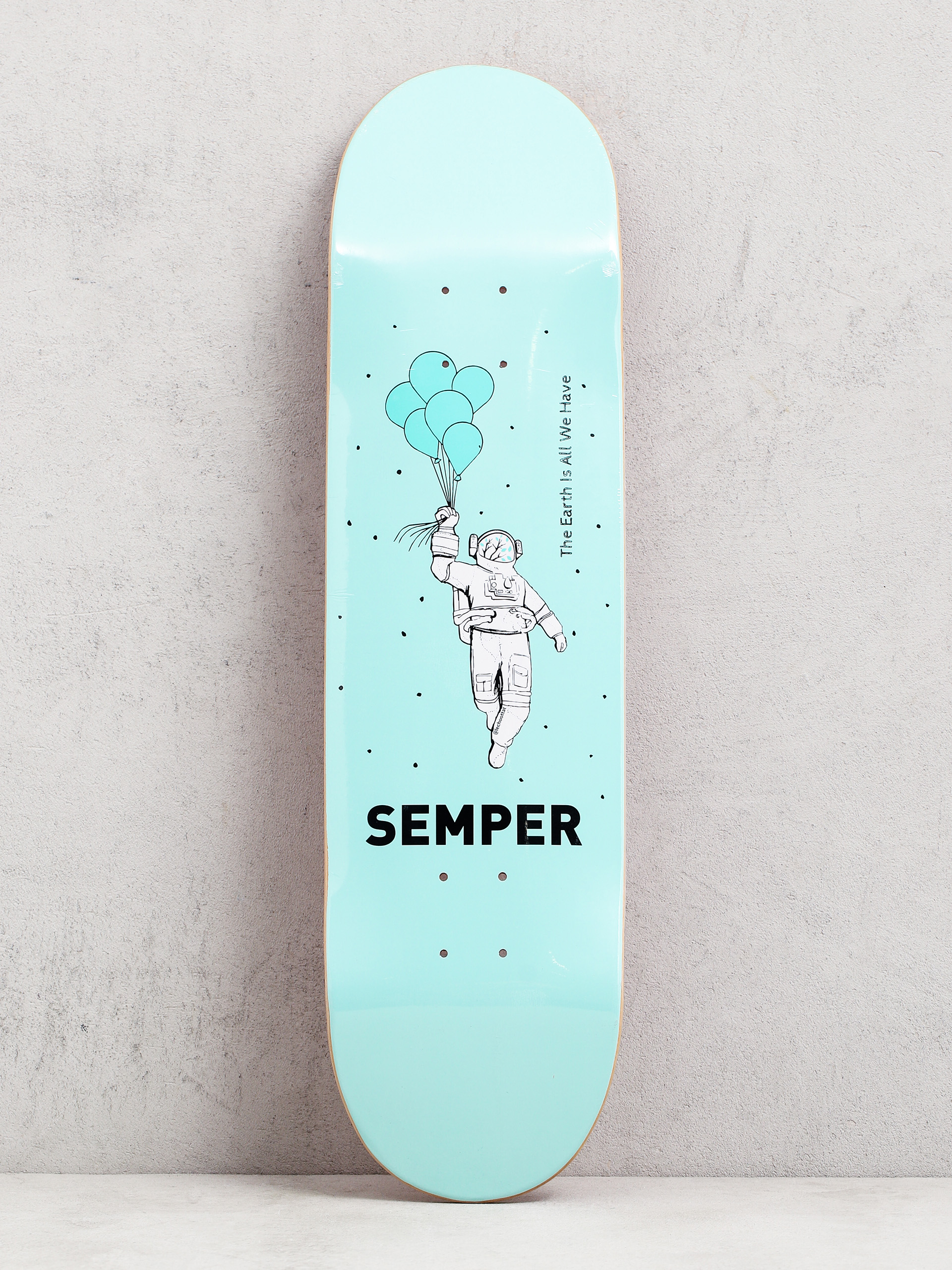 Semper Skateboards Astronaut Deck (green)
