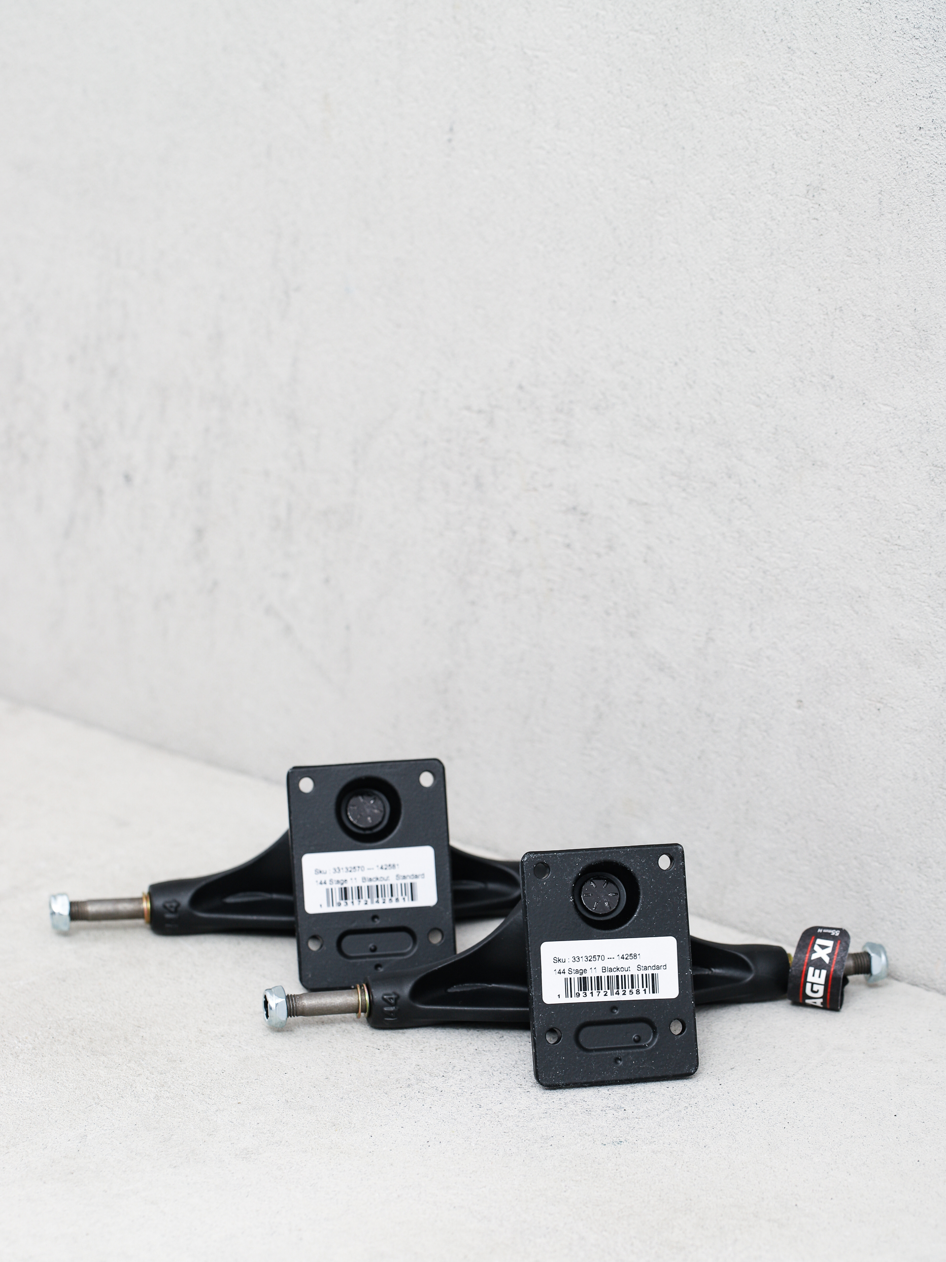 Independent Stage 11 Standard Trucks (blackout/w orange)