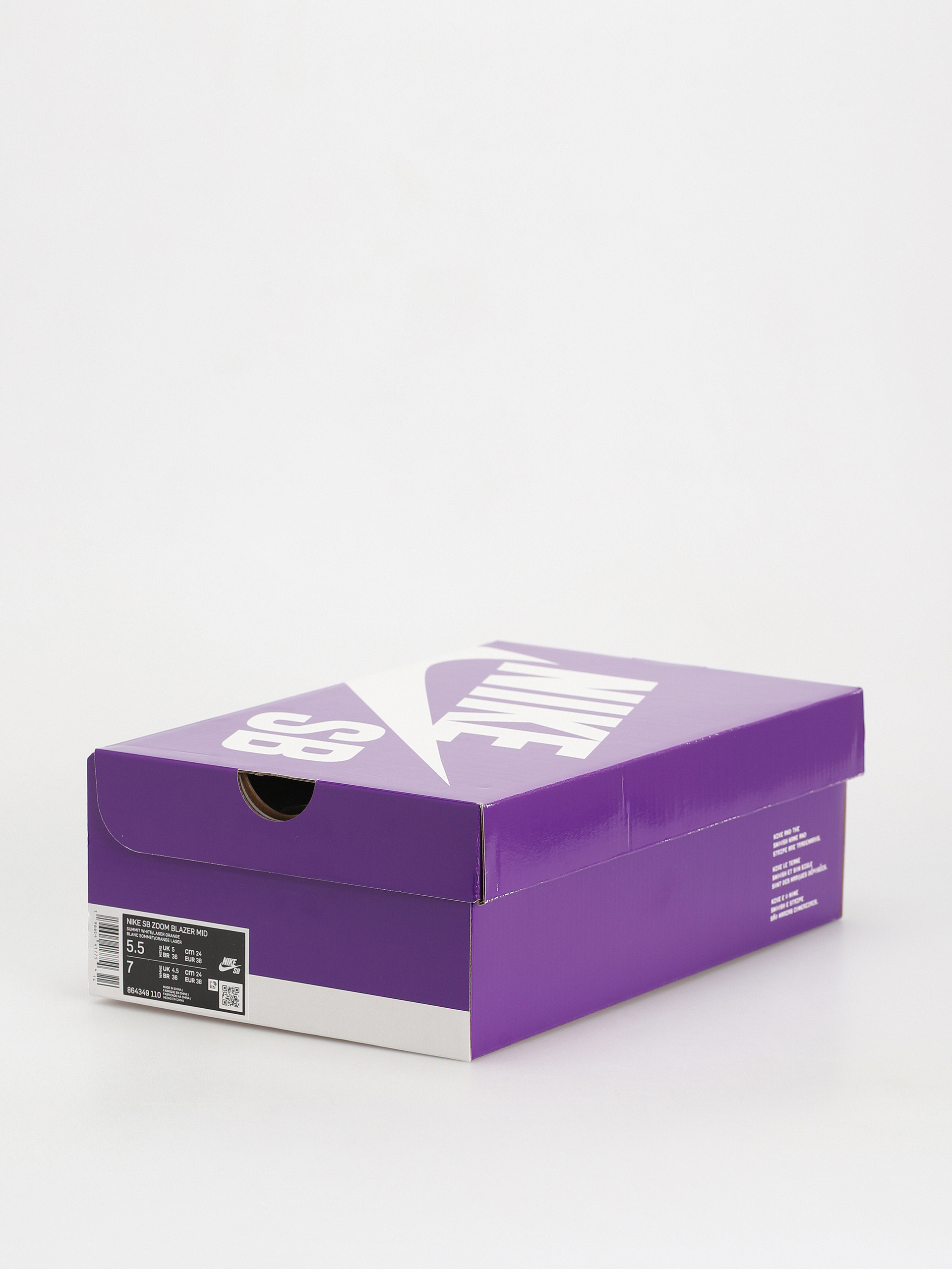 Nike SB Zoom Blazer Mid Schuhe (summit white/laser orange summit white)