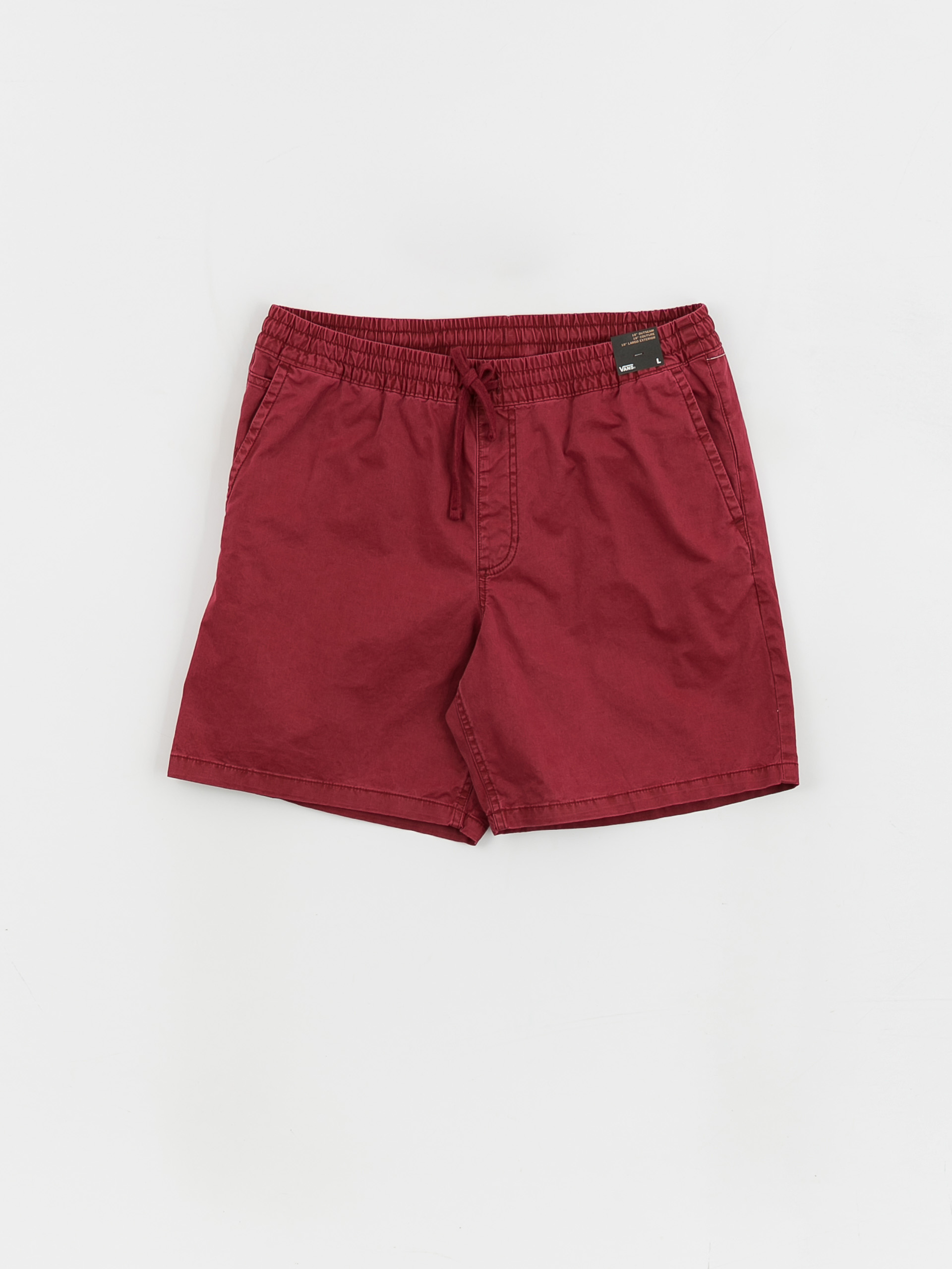 Vans Range Salt Wash Relaxed Elastic Shorts (syrah)