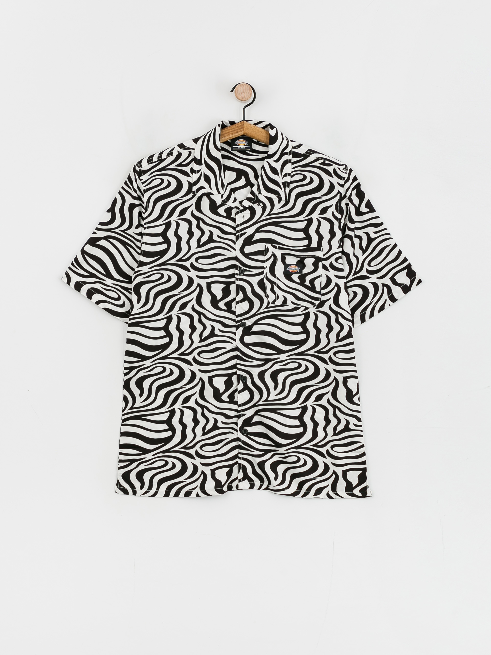 ディッキーズ Dickies 【 Leesburg Shirt W Cloud Zebra Women 】 レディース Dickies Leesburg Shorts Wmn - white, black (cloud zebra)