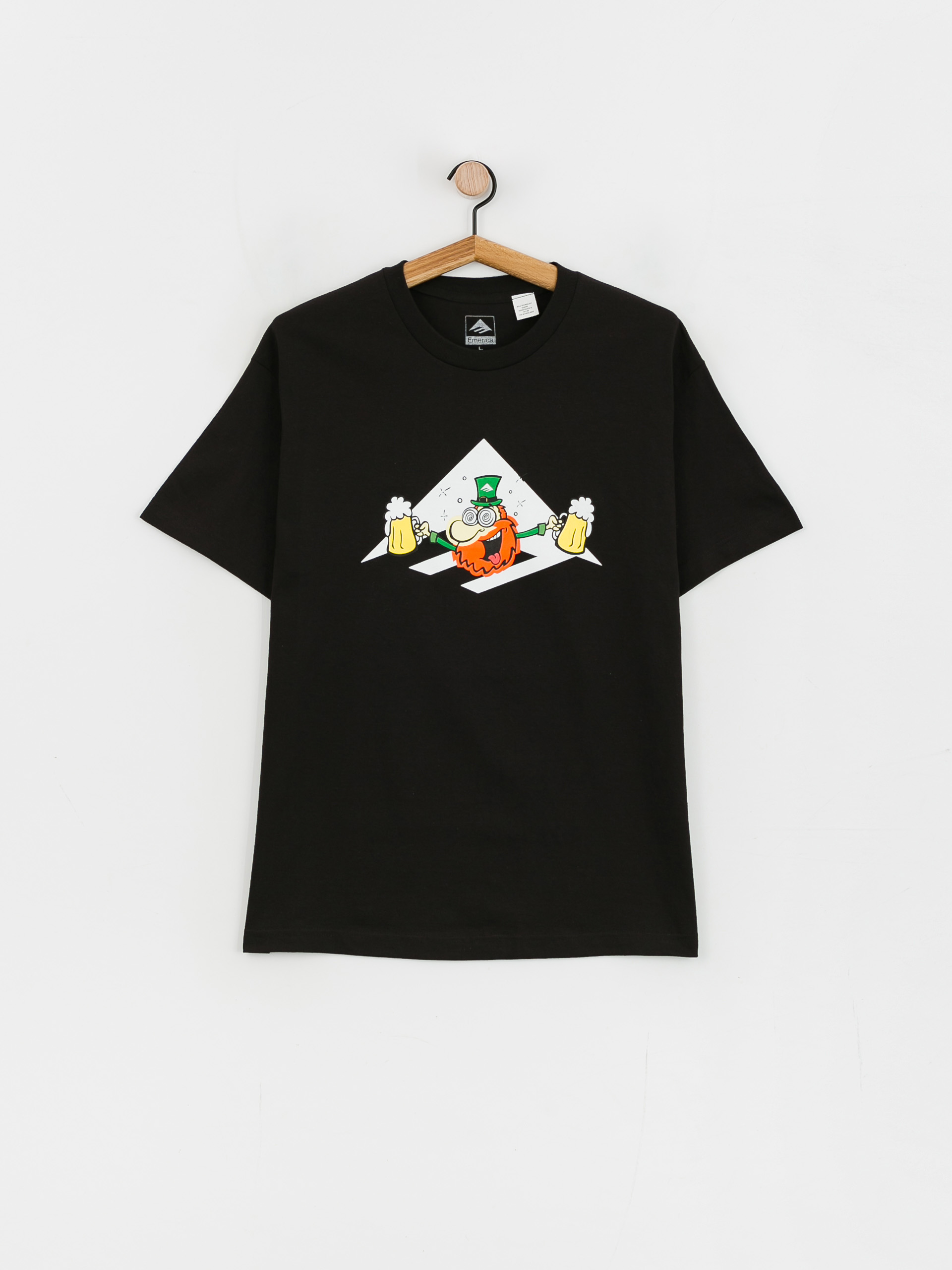 Emerica Leprechaun Triangle T-shirt (black)