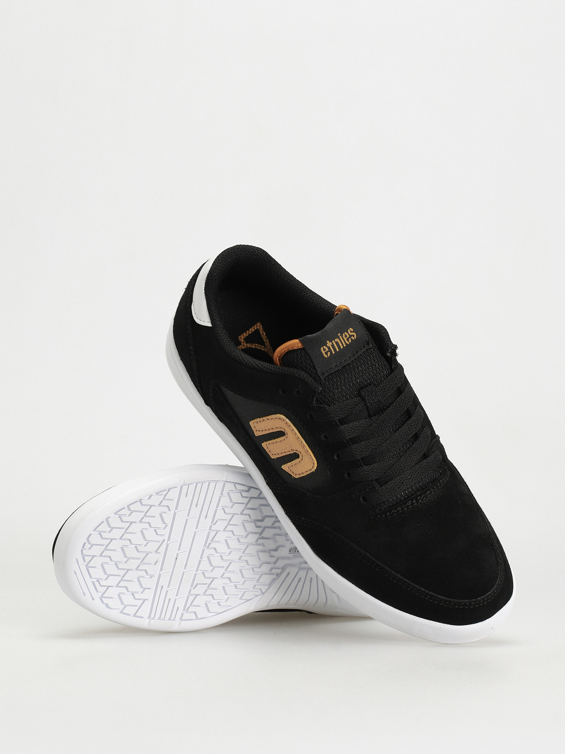 Etnies Veer Shoes black black gold white