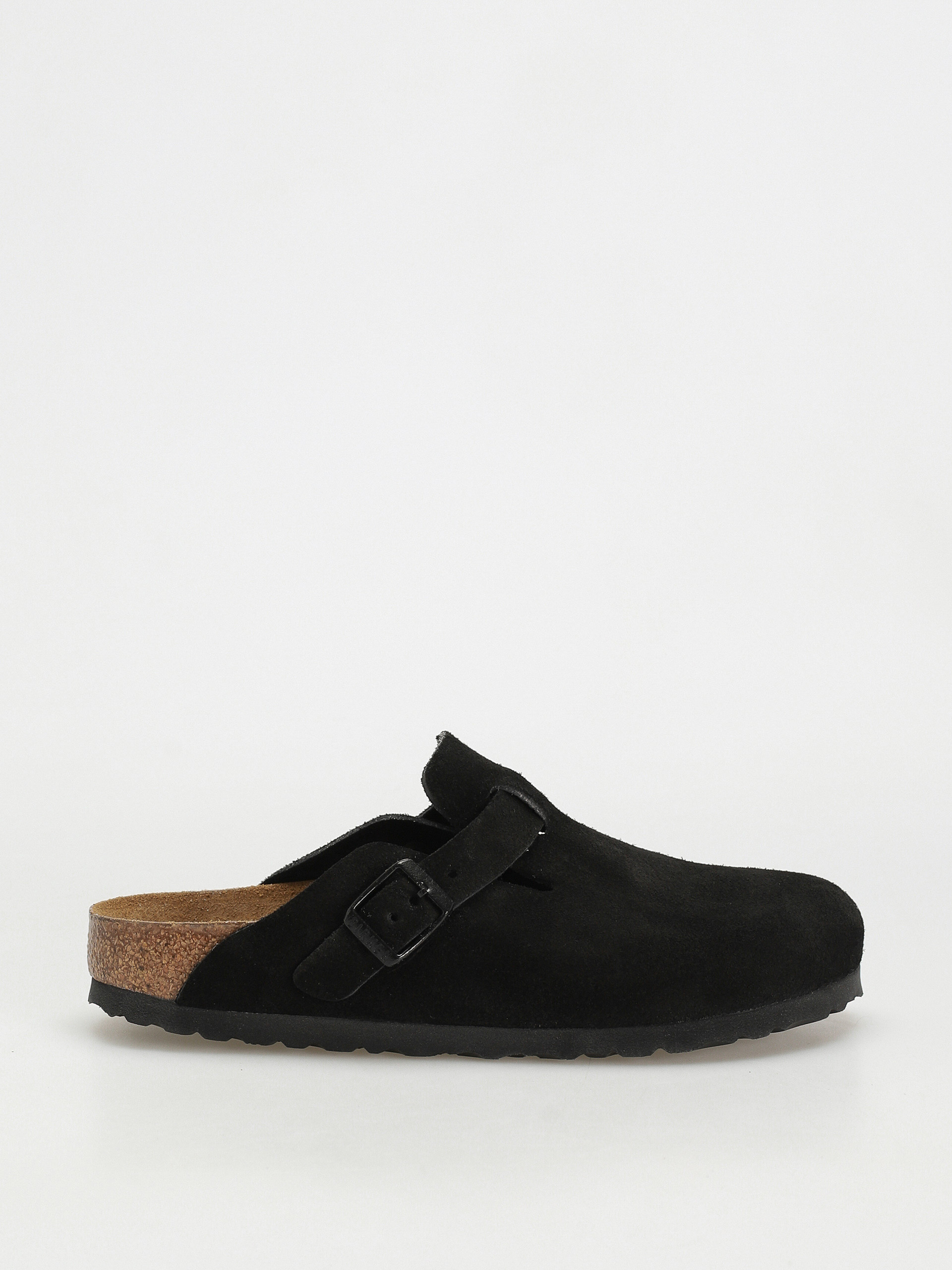 Birkenstock Boston Suede Narrow Flip-flops Wmn (black)