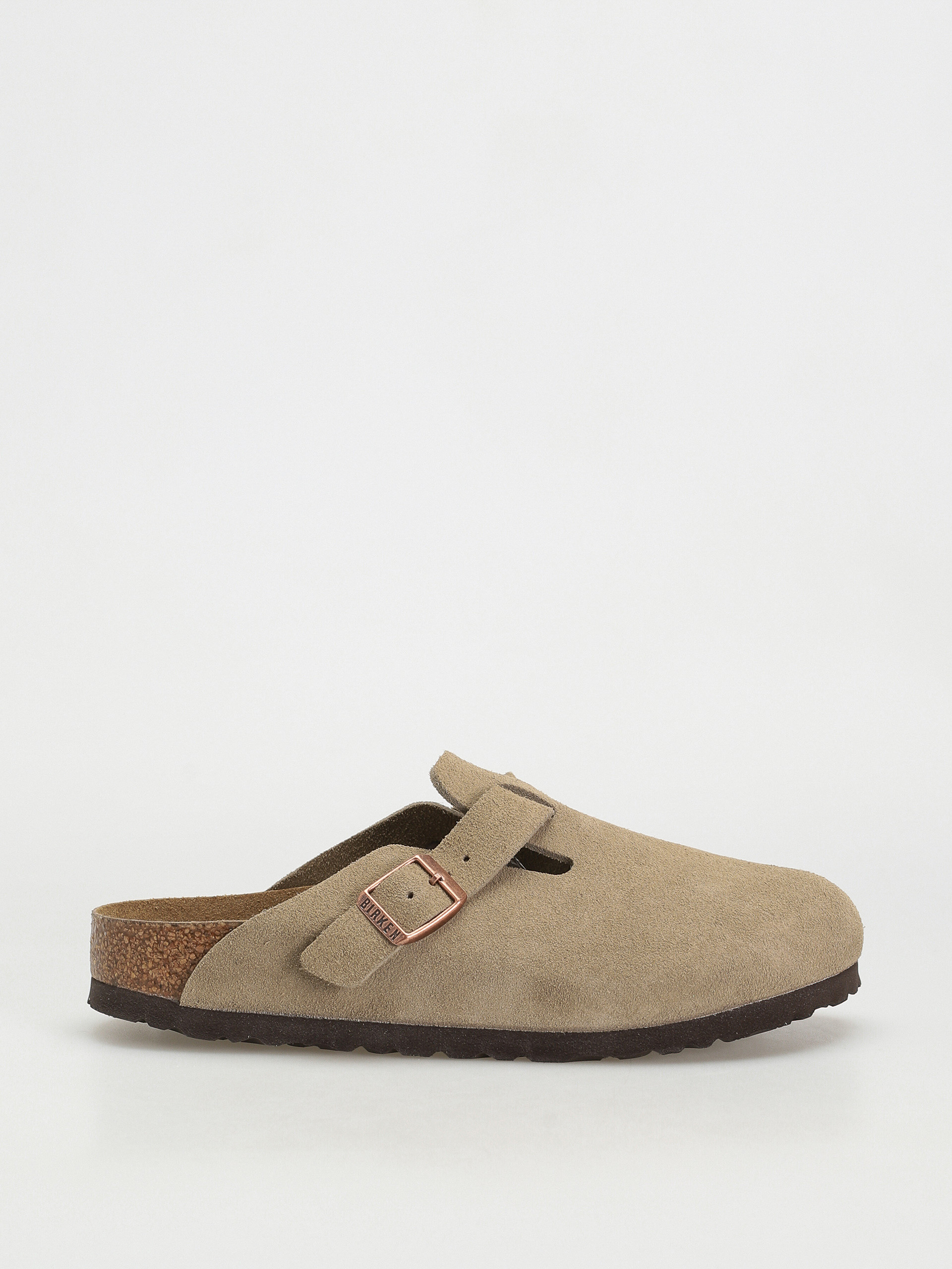Birkenstock Boston Suede Narrow Flip-flops Wmn (taupe)
