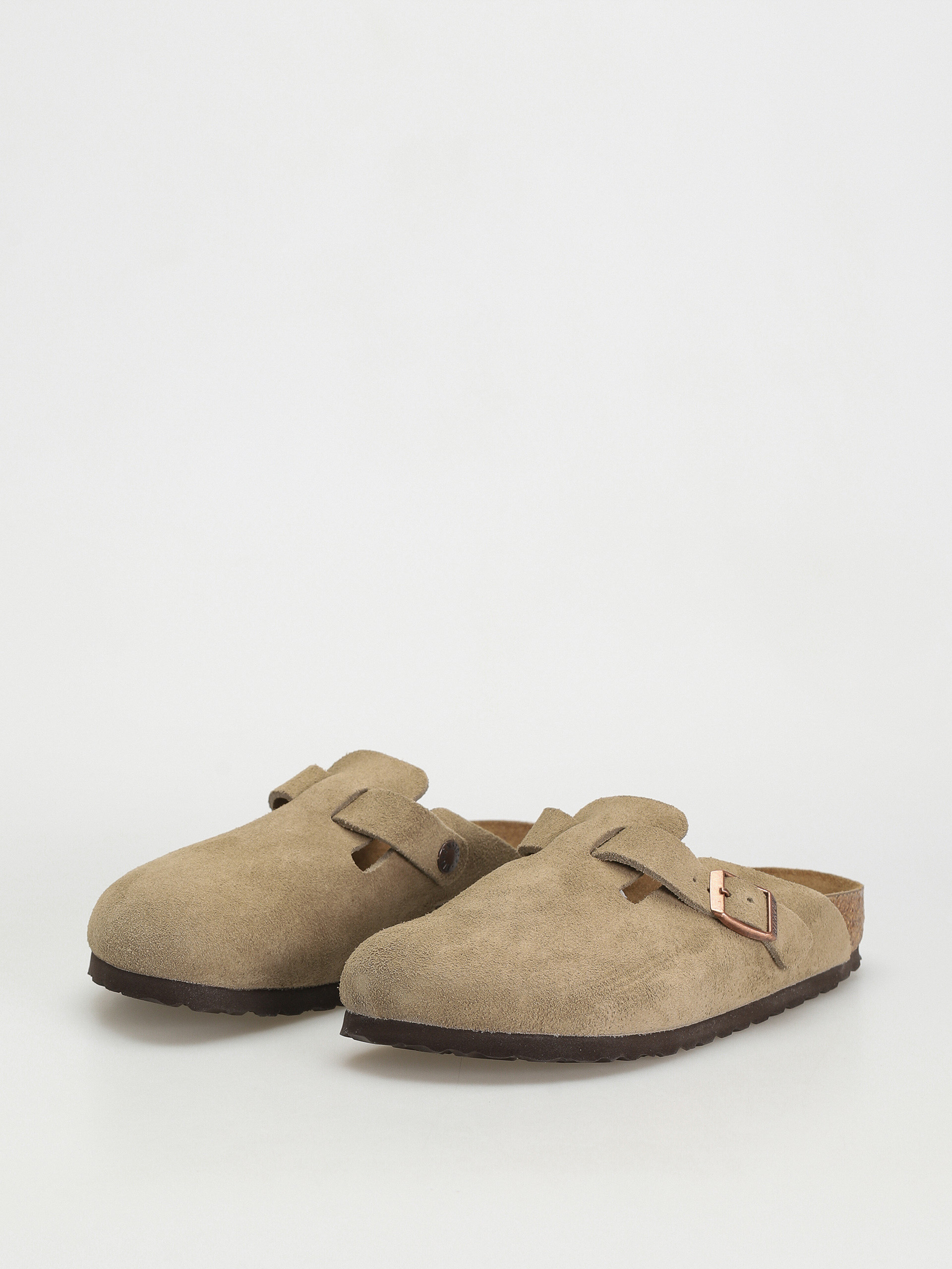 Birkenstock Boston SFB Suede Narrow Flip flops Wmn (taupe)