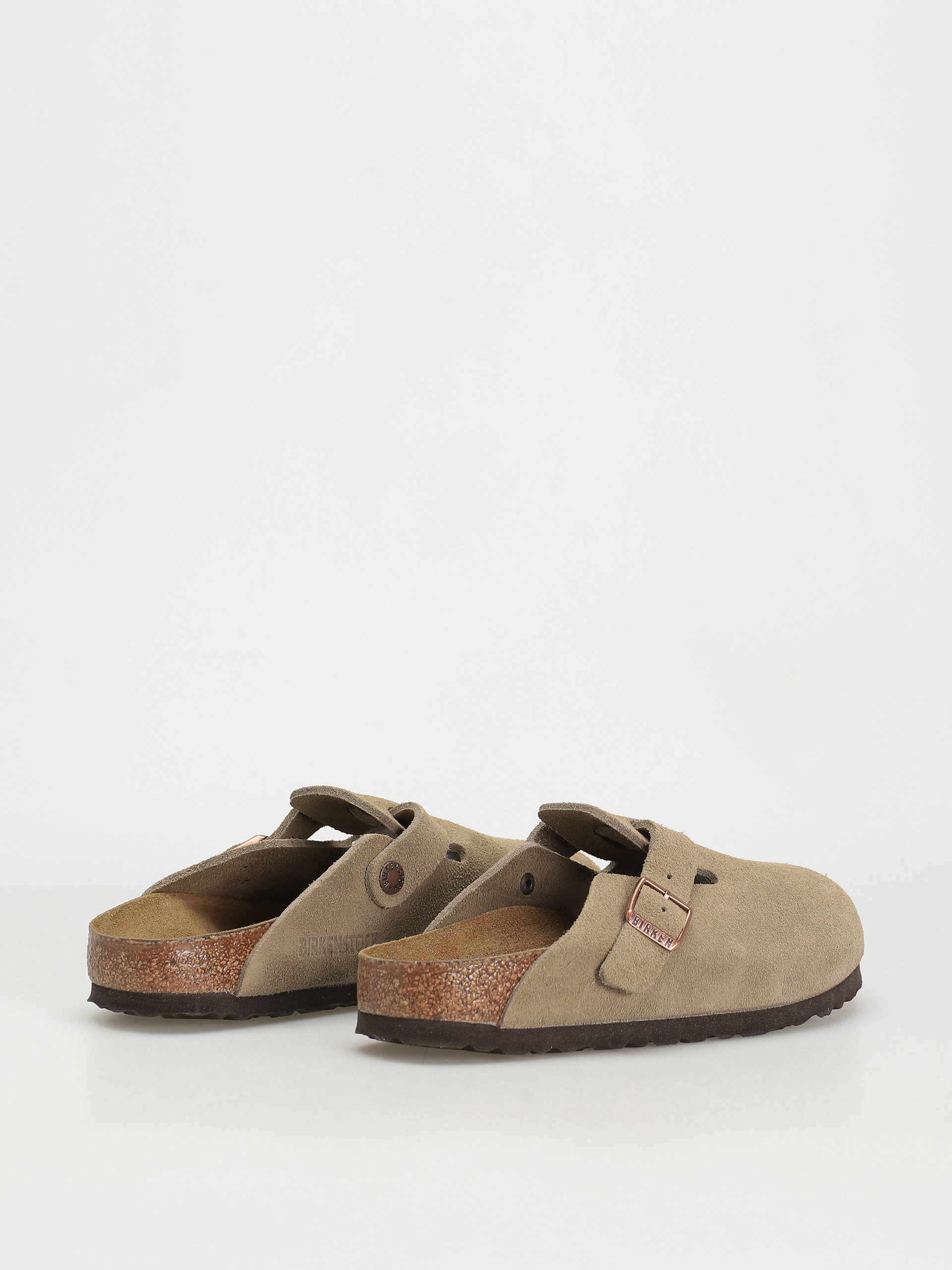 Birkenstock Boston Suede Narrow Flip-flops Wmn - brown (taupe)