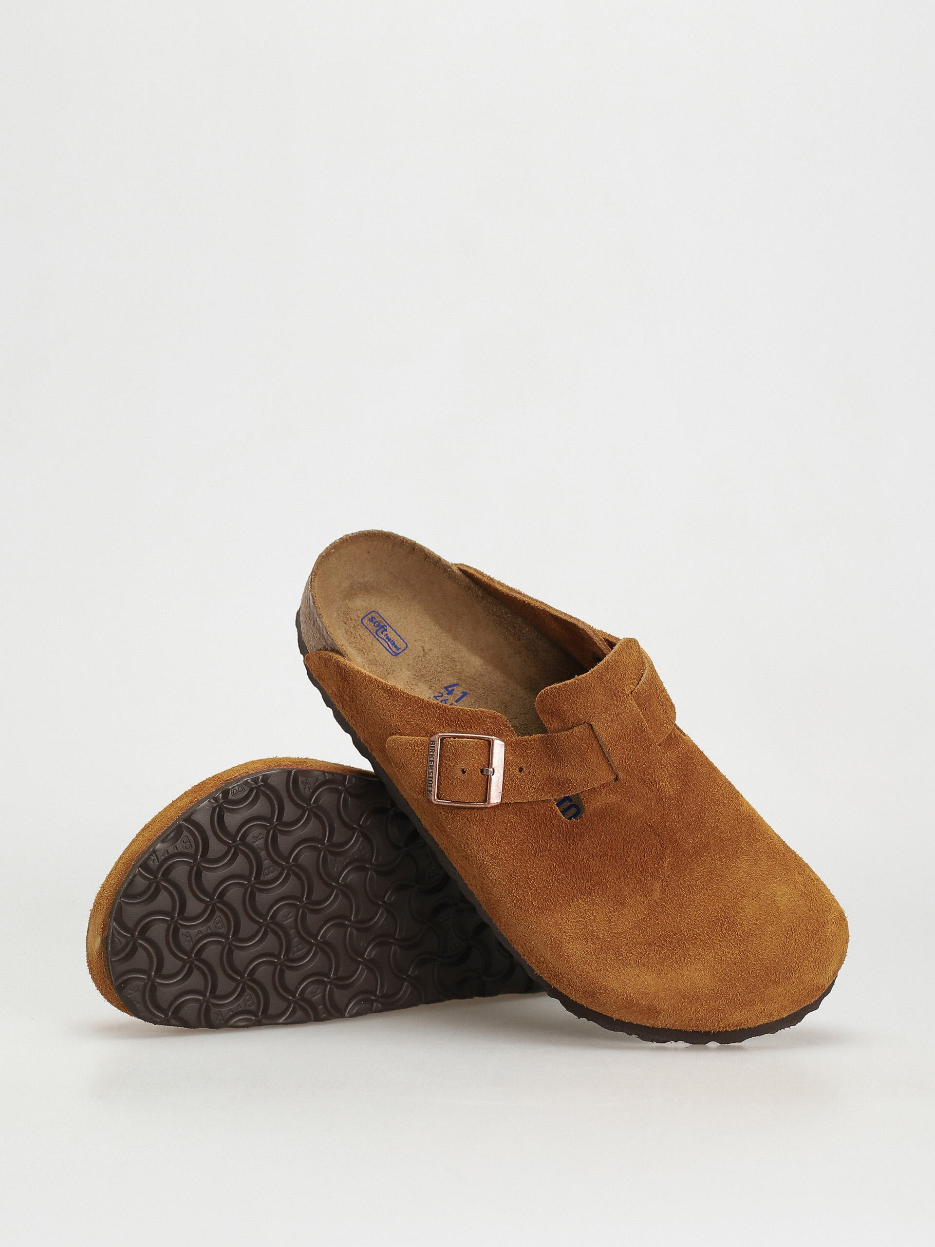 Birkenstock boston suede discount mink