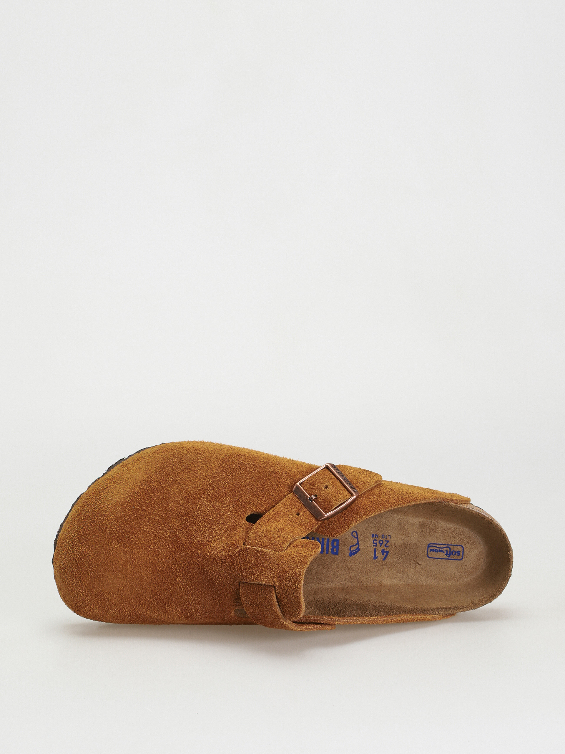Birkenstock Boston Suede Regular Flip-flops (mink)