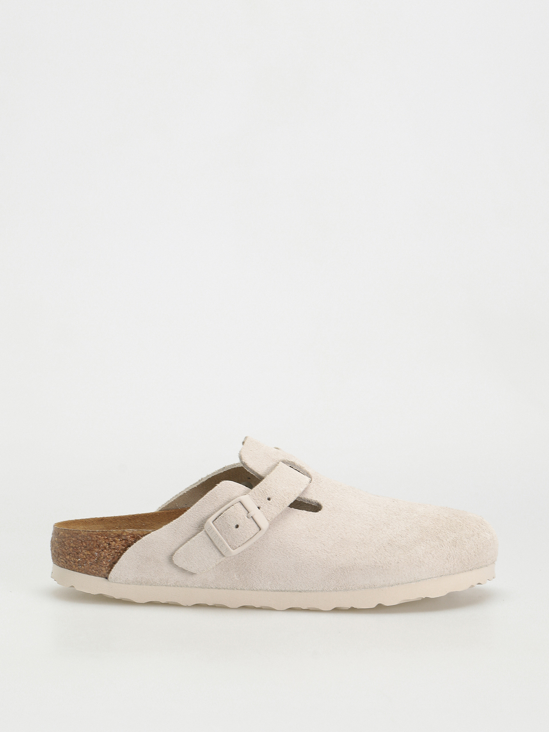 Birkenstock Boston Suede Narrow Sandalen Wmn (modern suede antique white)