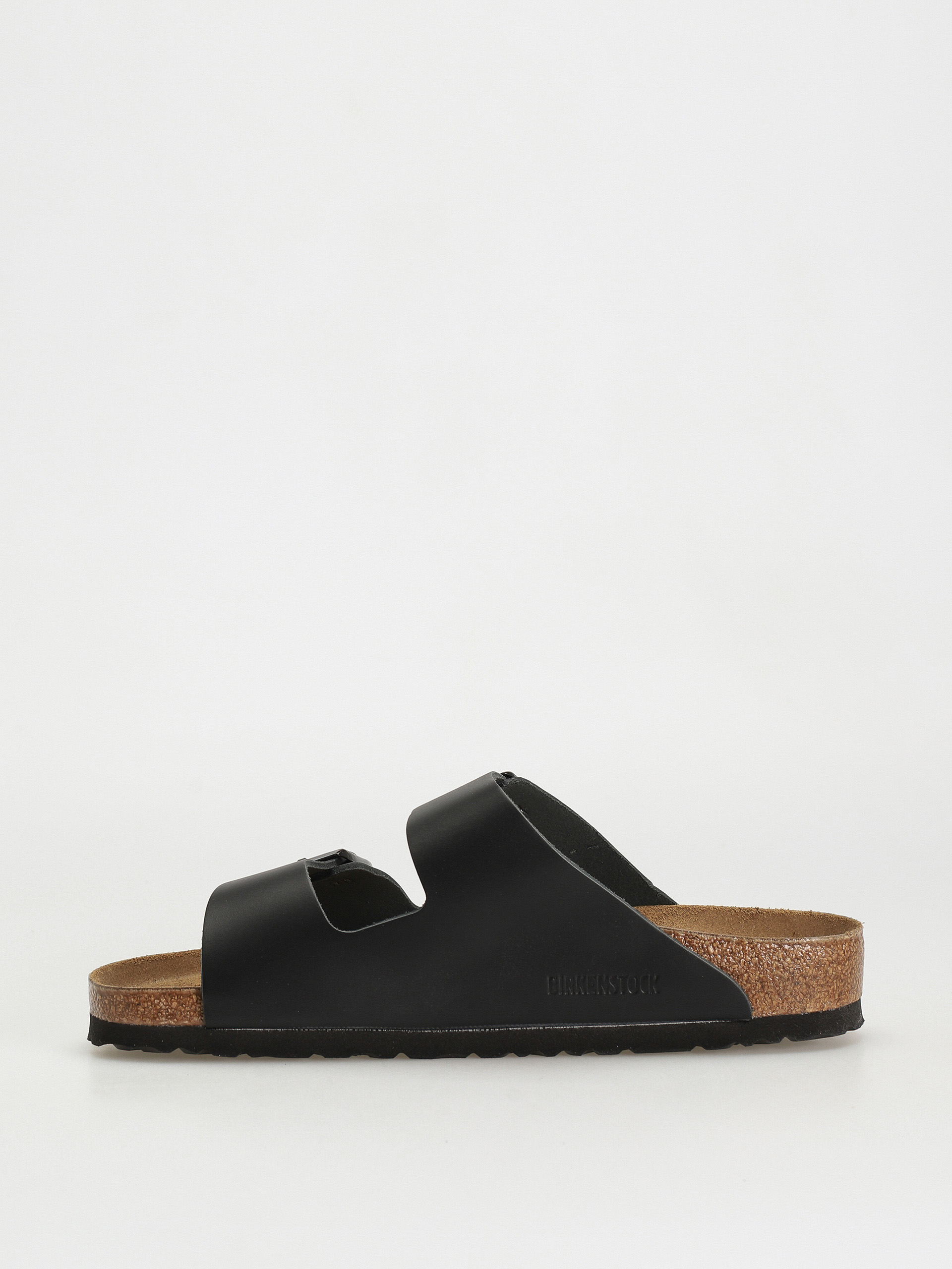 Birkenstock Arizona Natural Leather Regular Sandalen (black)