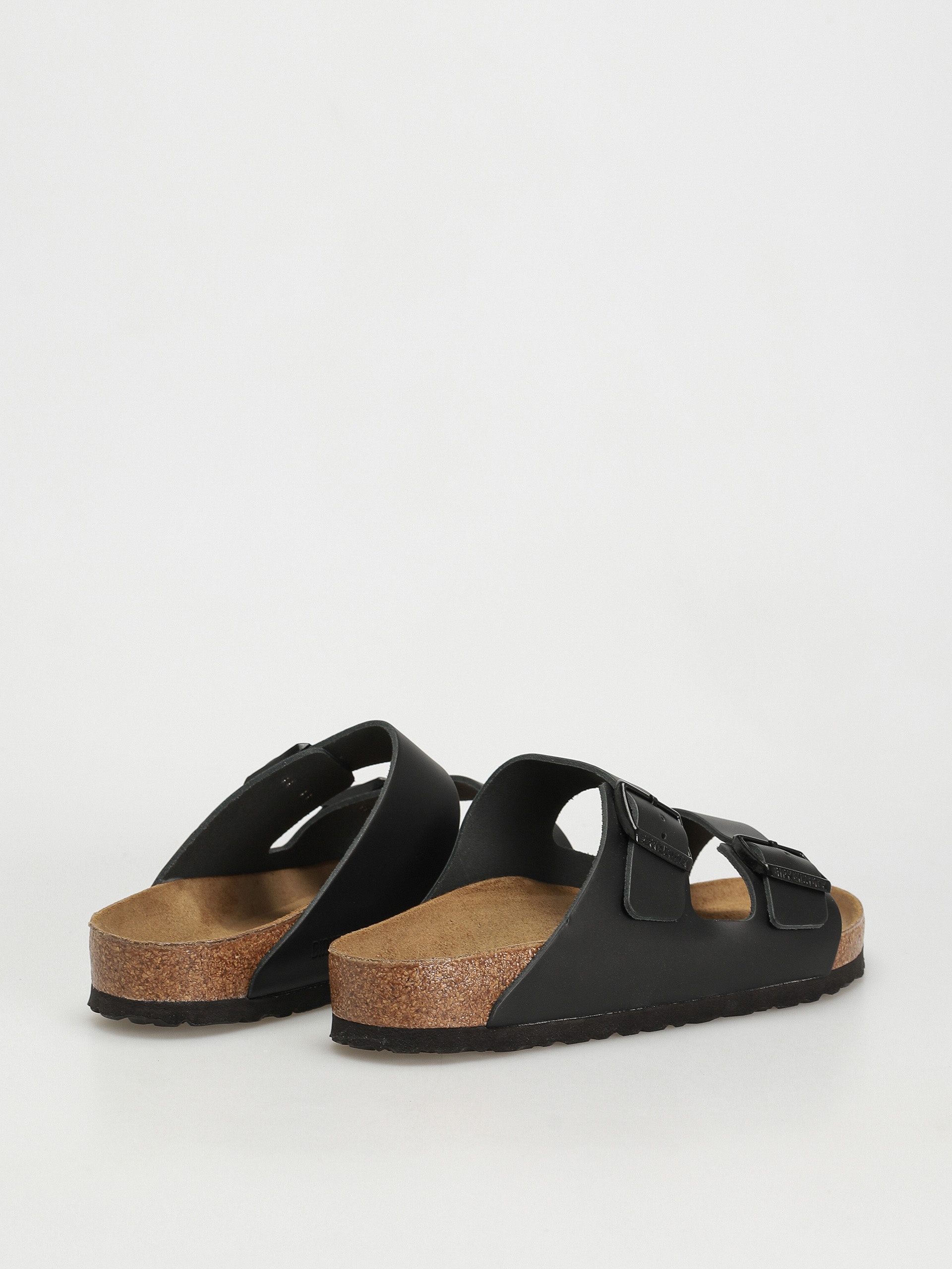 Birkenstock Arizona Natural Leather Regular Sandalen (black)