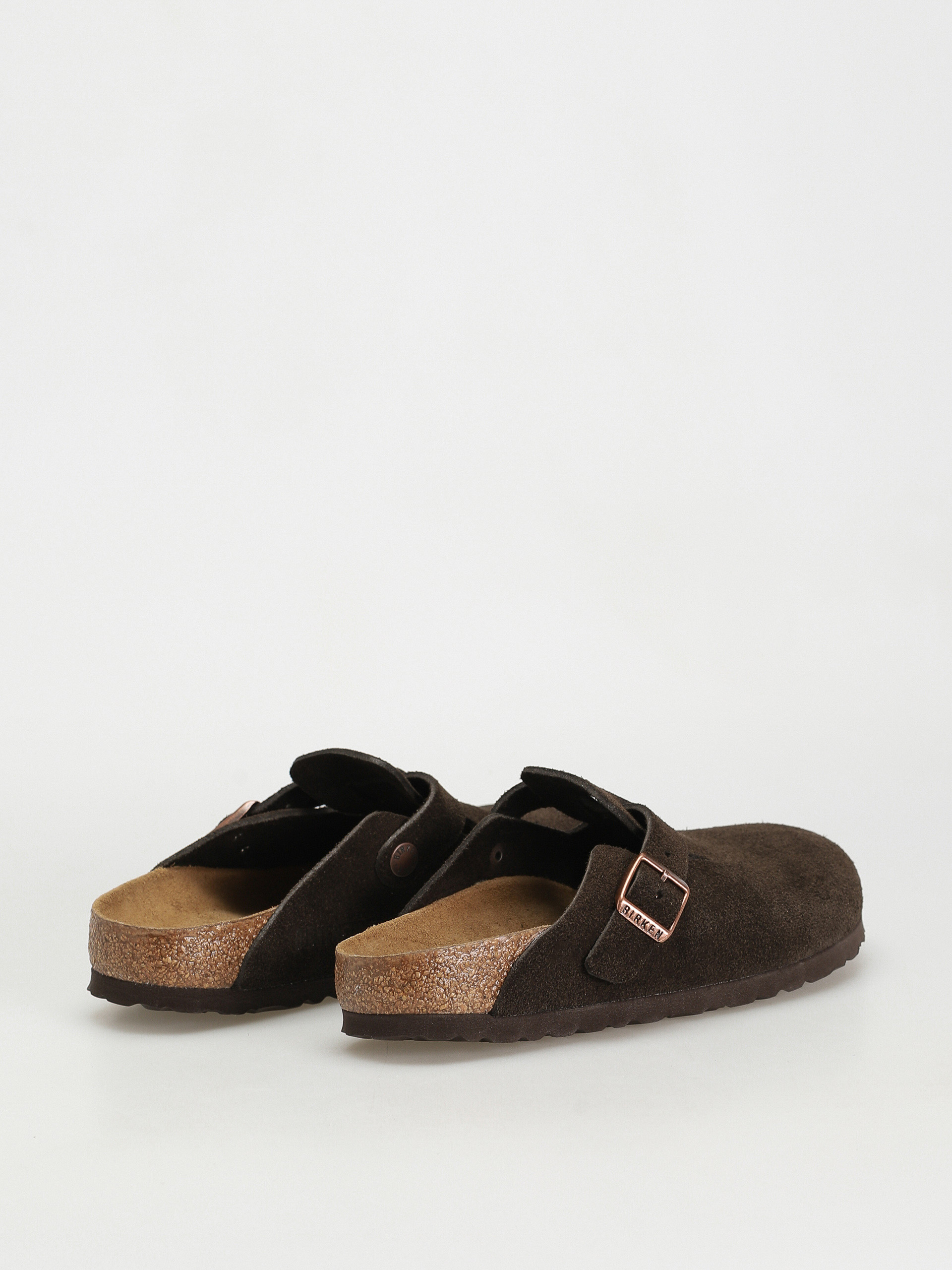 Birkenstock Boston Suede Narrow Flip-flops Wmn (mocha)