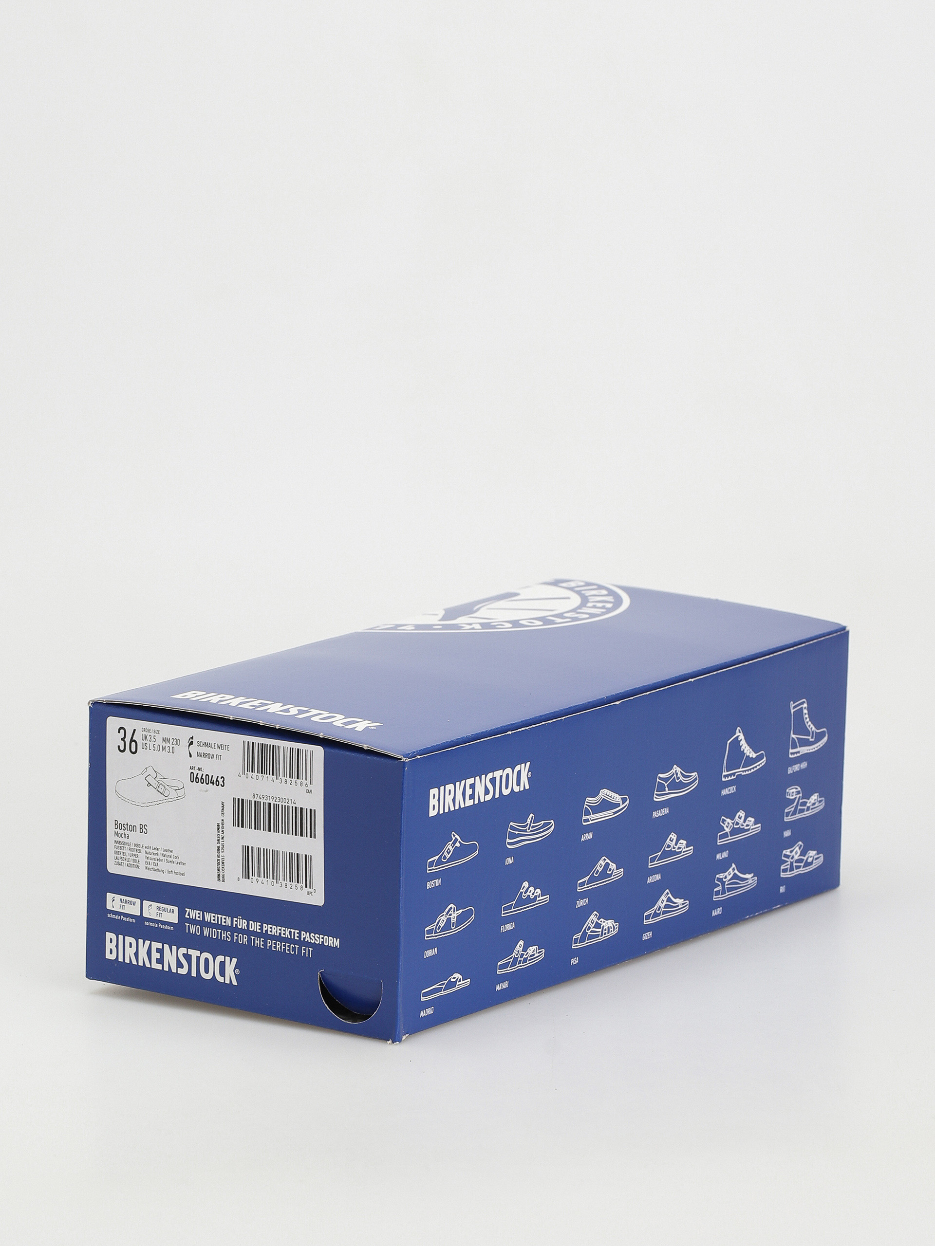 Birkenstock Boston Suede Narrow Flip-flops Wmn (mocha)