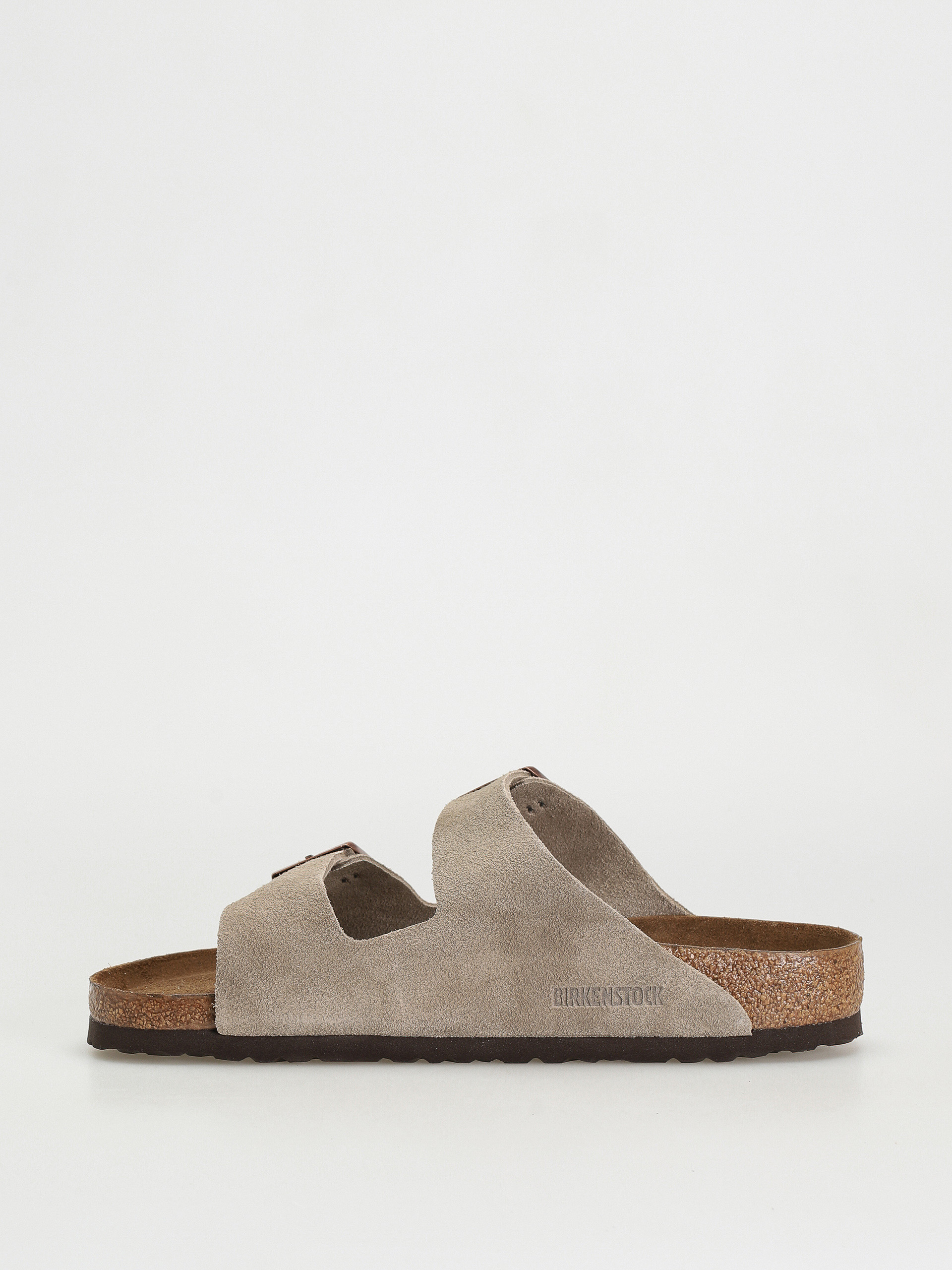 Birkenstock Arizona Suede Regular Flip flops (taupe)