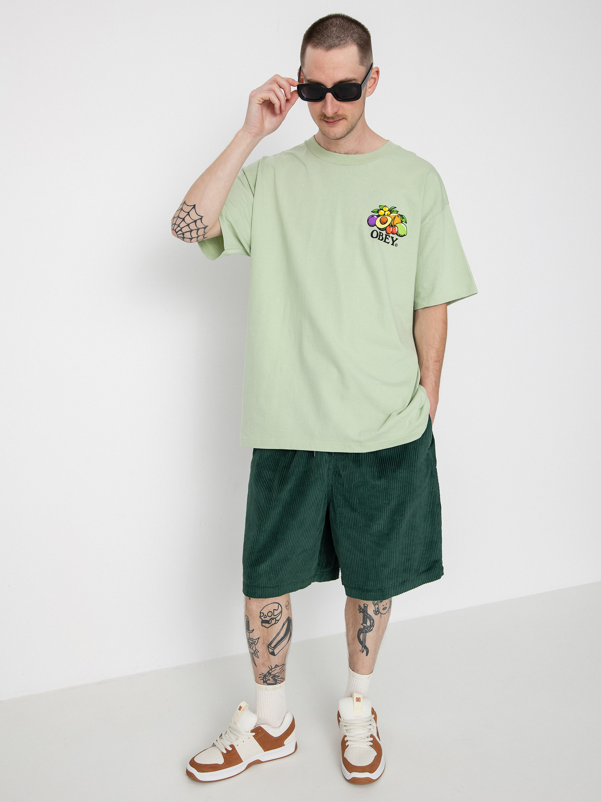 OBEY Bowl Of Fruit T-Shirt (cucumber)
