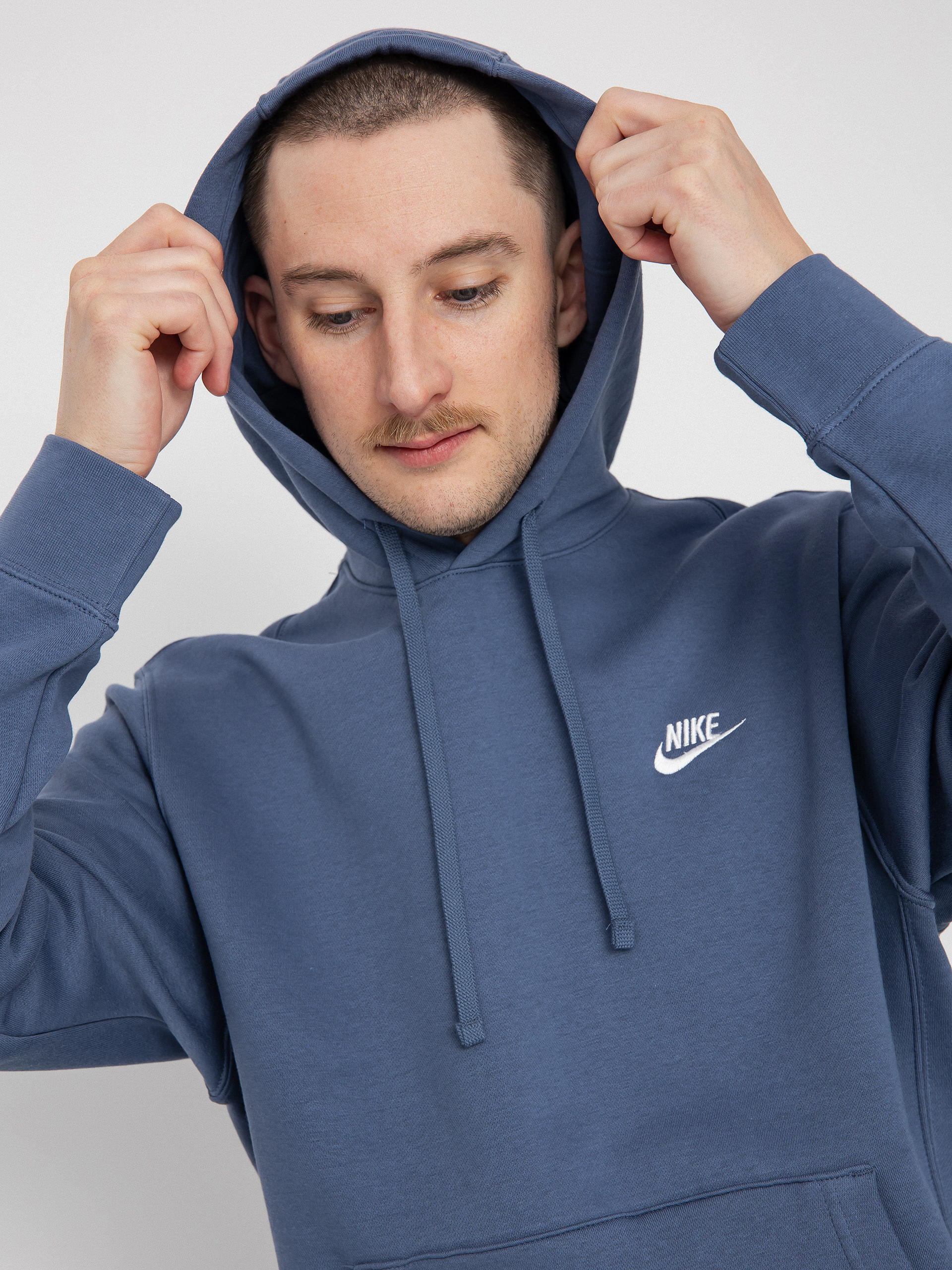 Nike SB Club HD Hoodie (diffused blue/diffused blue/white)