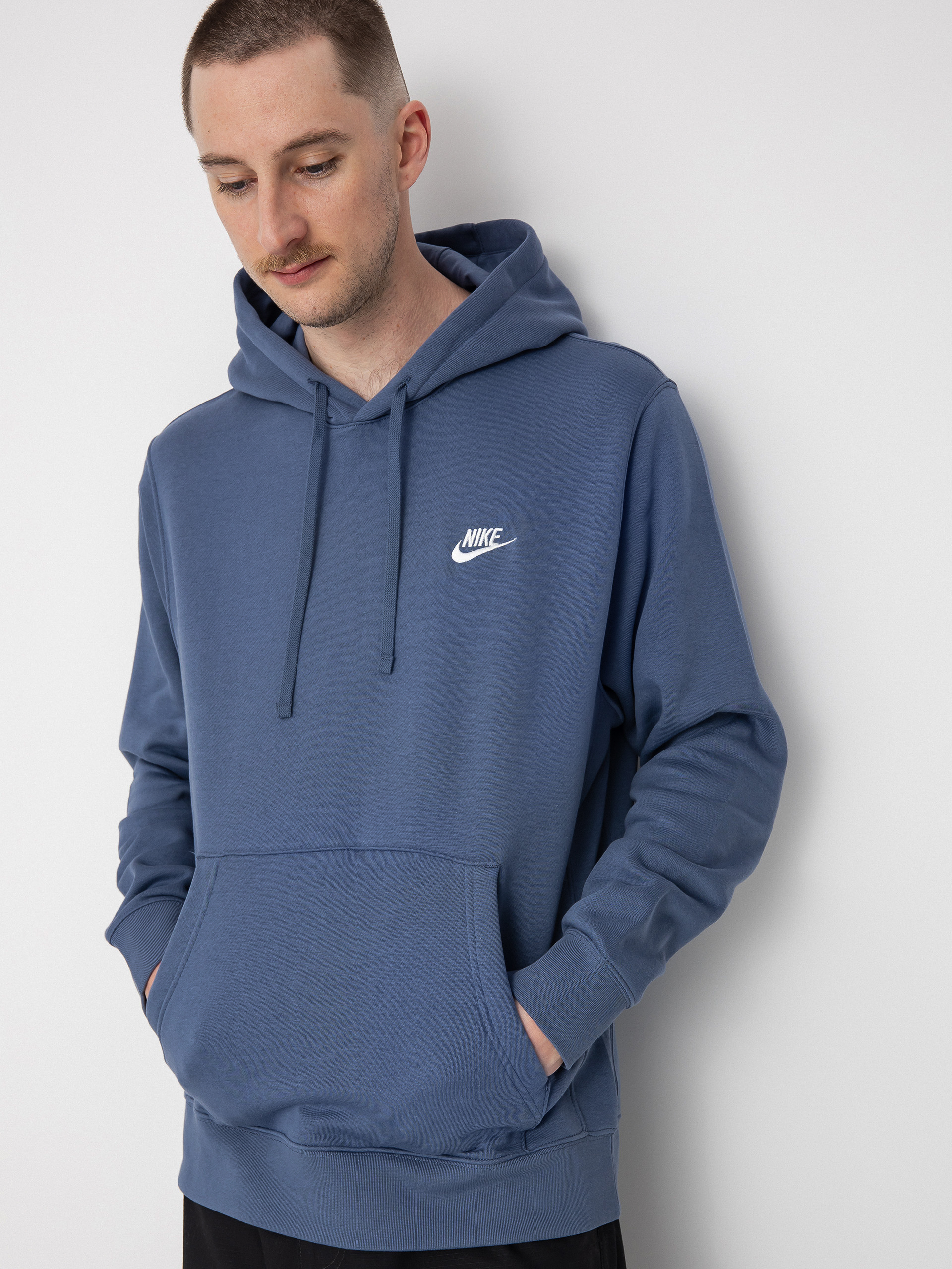 Nike SB Club HD Hoodie (diffused blue/diffused blue/white)
