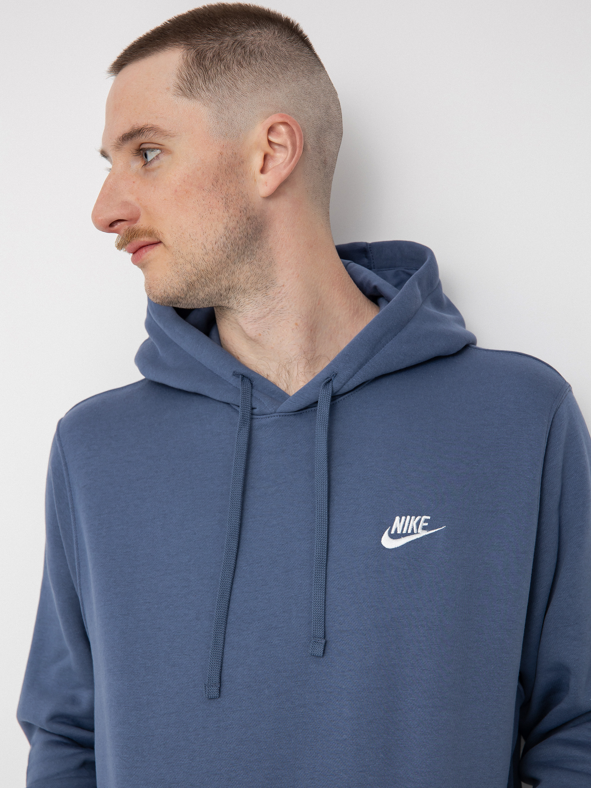 Nike SB Club HD Hoodie (diffused blue/diffused blue/white)