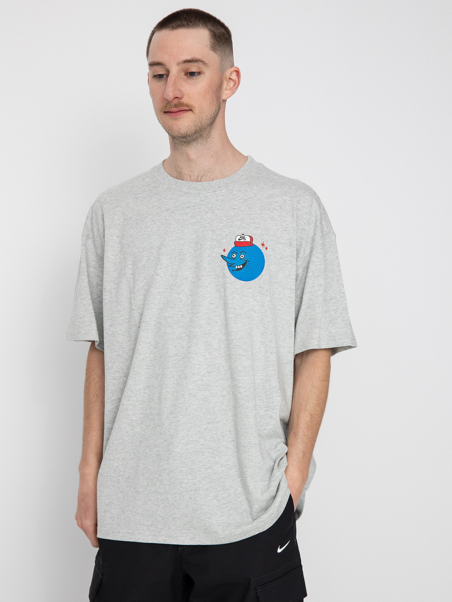 Nike SB Globe Guy T-shirt (grey heather)