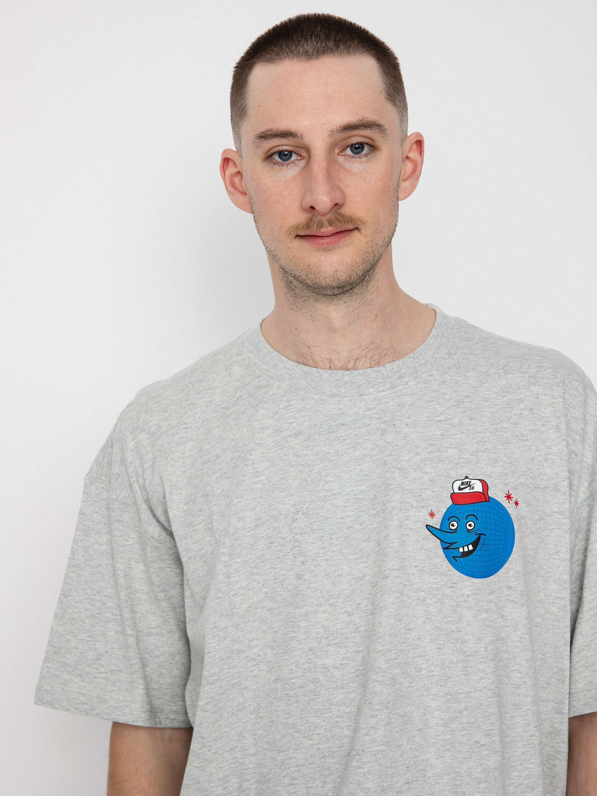 Nike SB Globe Guy T-shirt (grey heather)