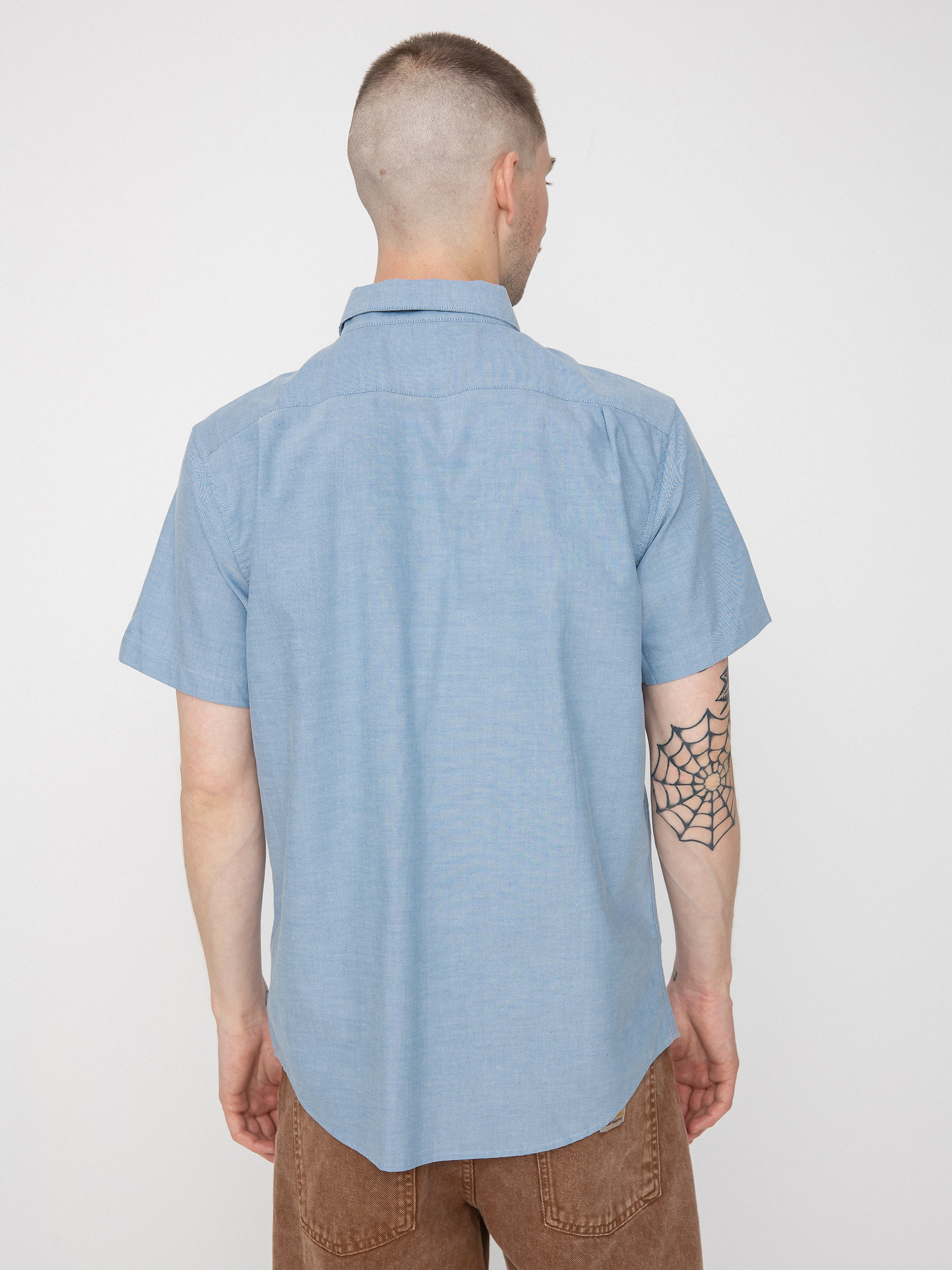 RVCA Thatll Do Stretch Shirt (oxford blue)