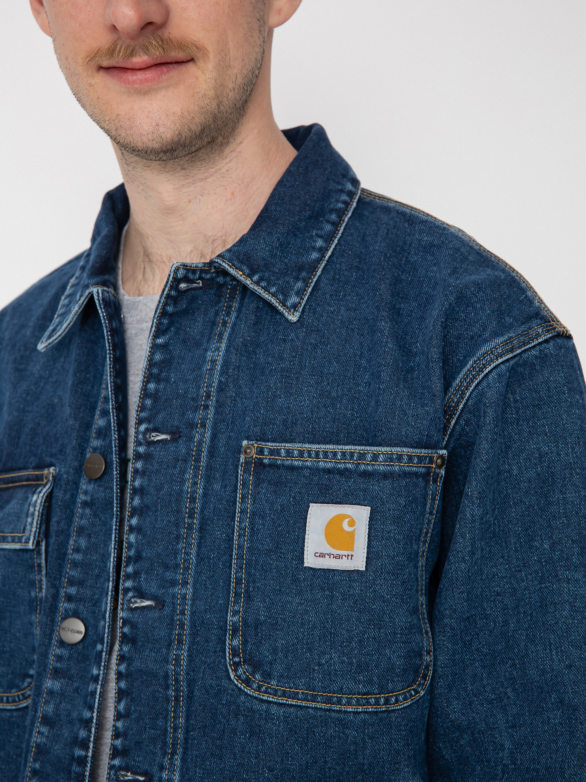 美品 Carhartt Saledo Jacket デニムジャケット Carhartt WIP Saledo Jacket - blue (blue)