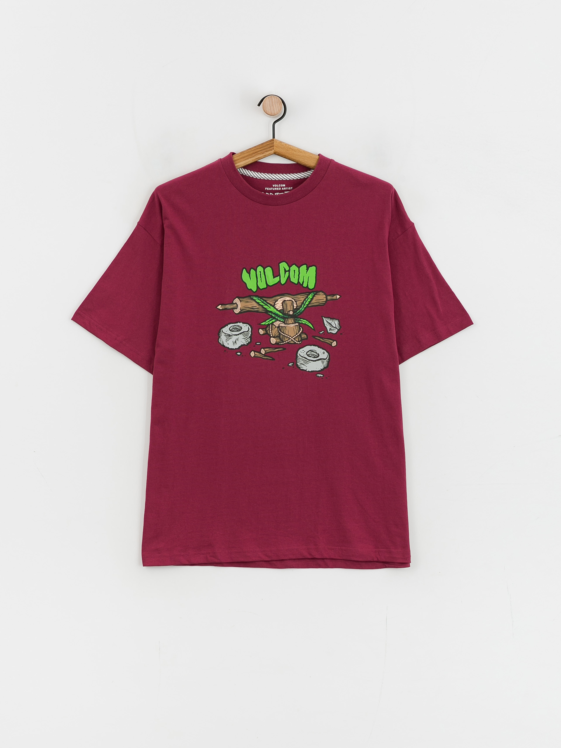 Volcom Fa Todd Bratrud Lse 1 T-Shirt (plum)