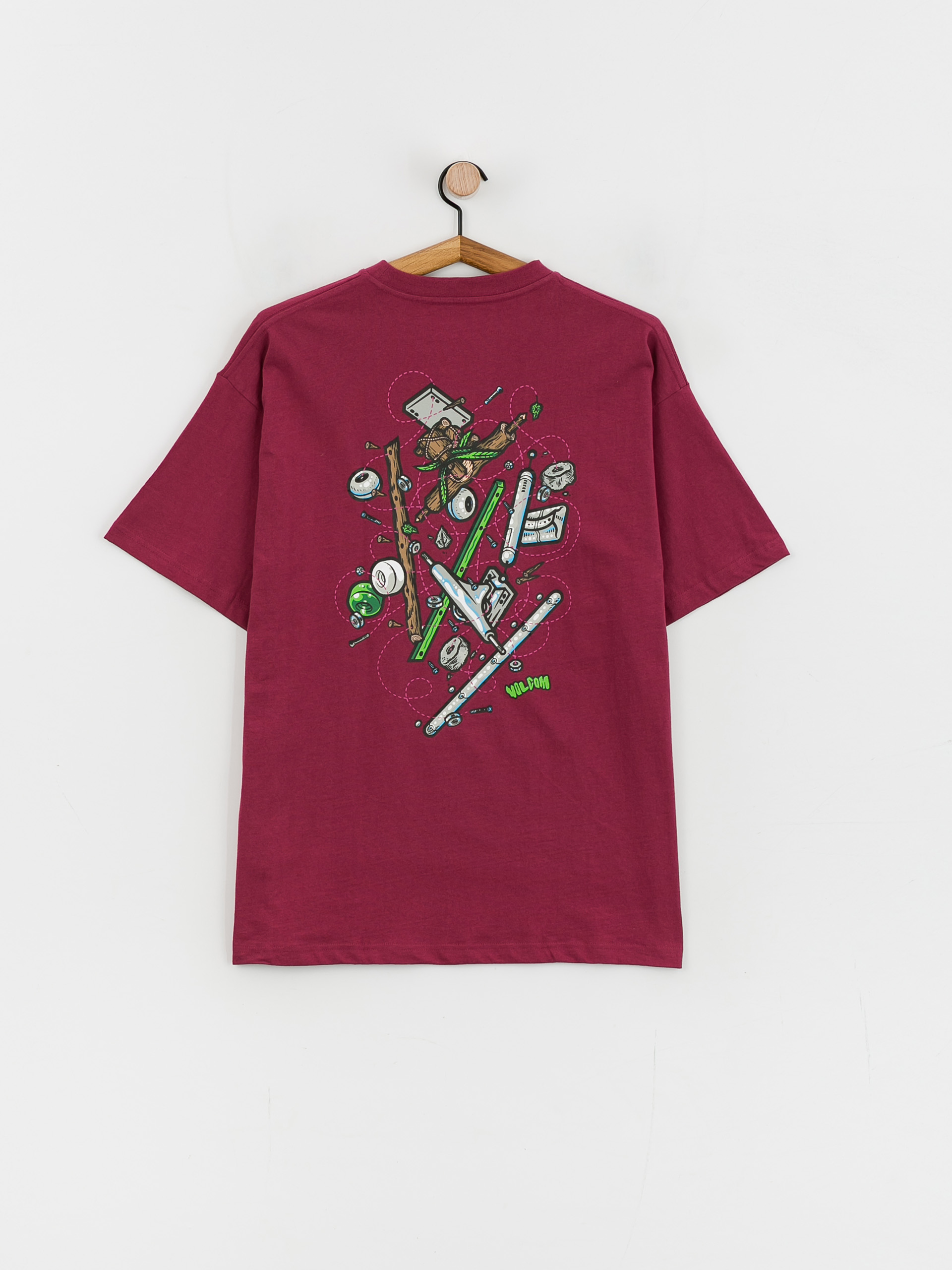 Volcom Fa Todd Bratrud Lse 1 T-Shirt (plum)