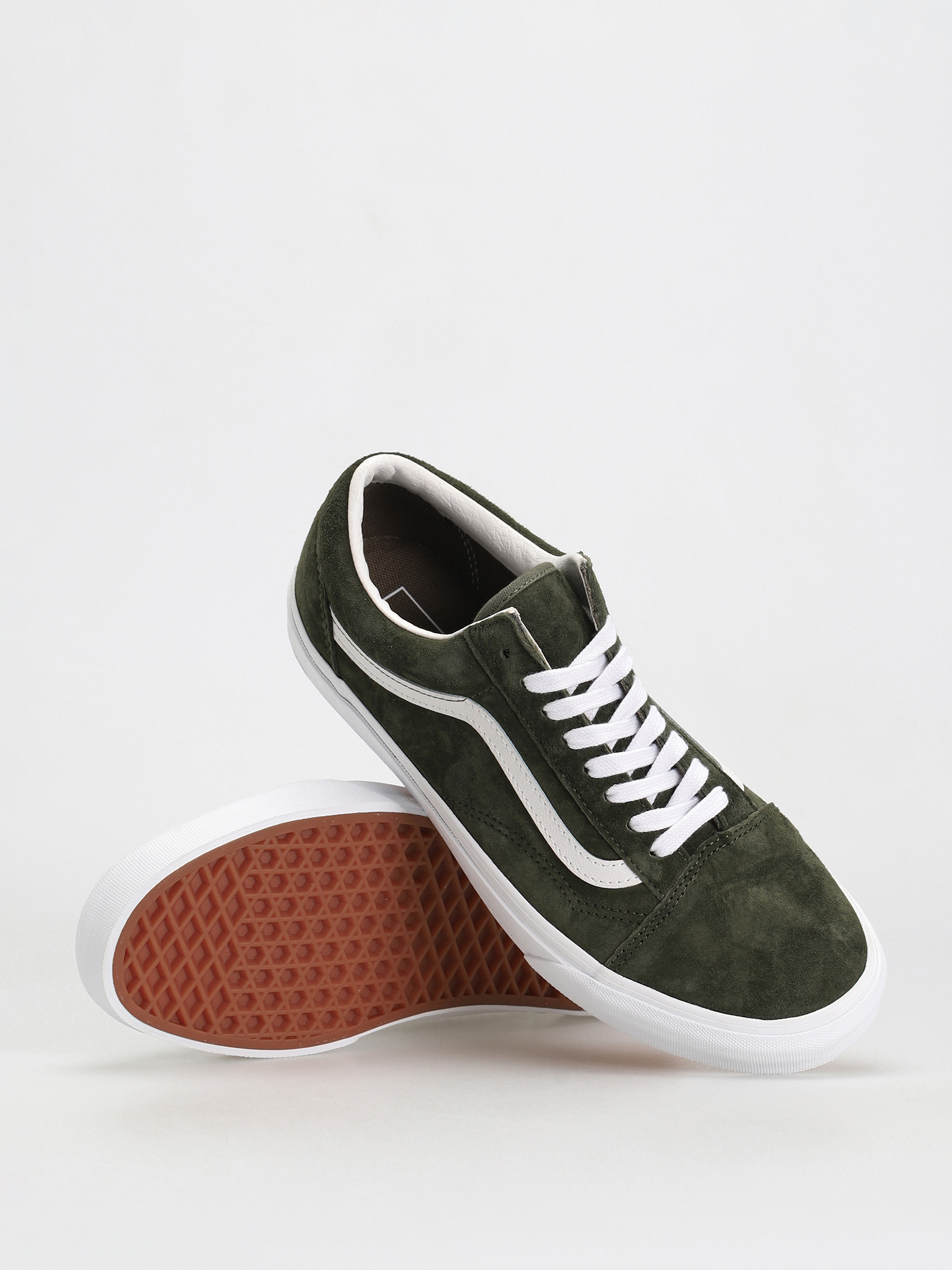 Vans old hotsell skool green suede