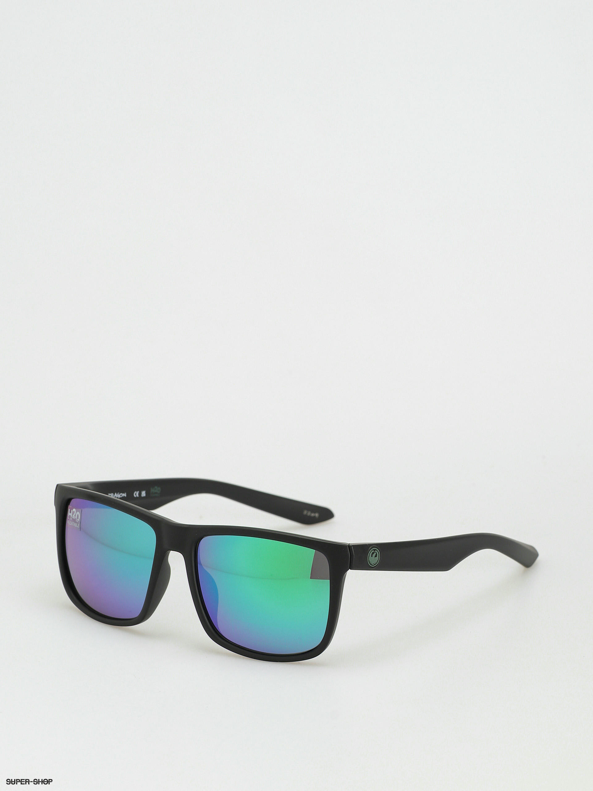 Dragon Men´s Tidal X Sunglasses - Matte Black H2O Frame | LL Green