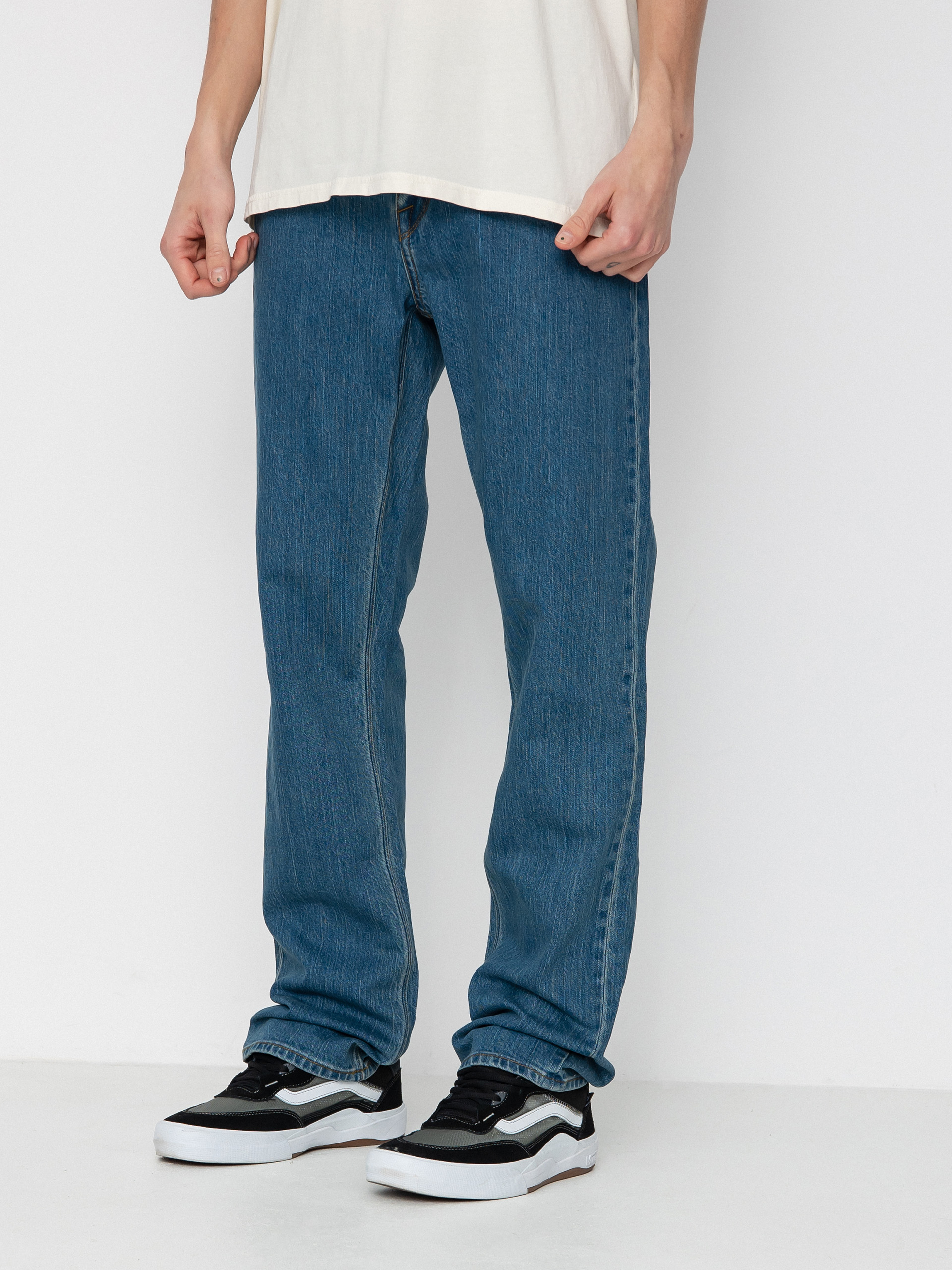 Volcom Solver Denim Pants (aged indigo)