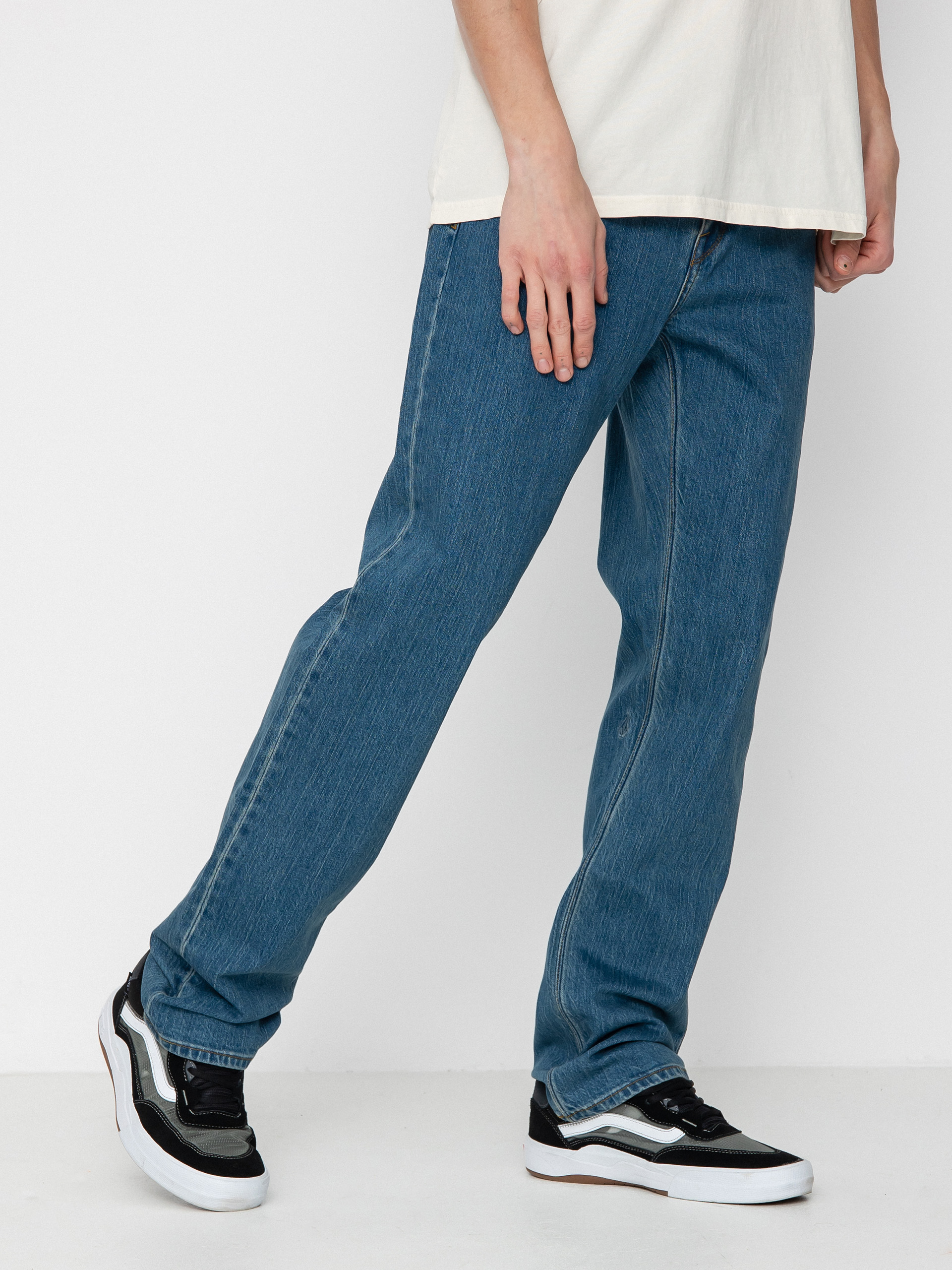 Volcom Solver Denim Pants (aged indigo)