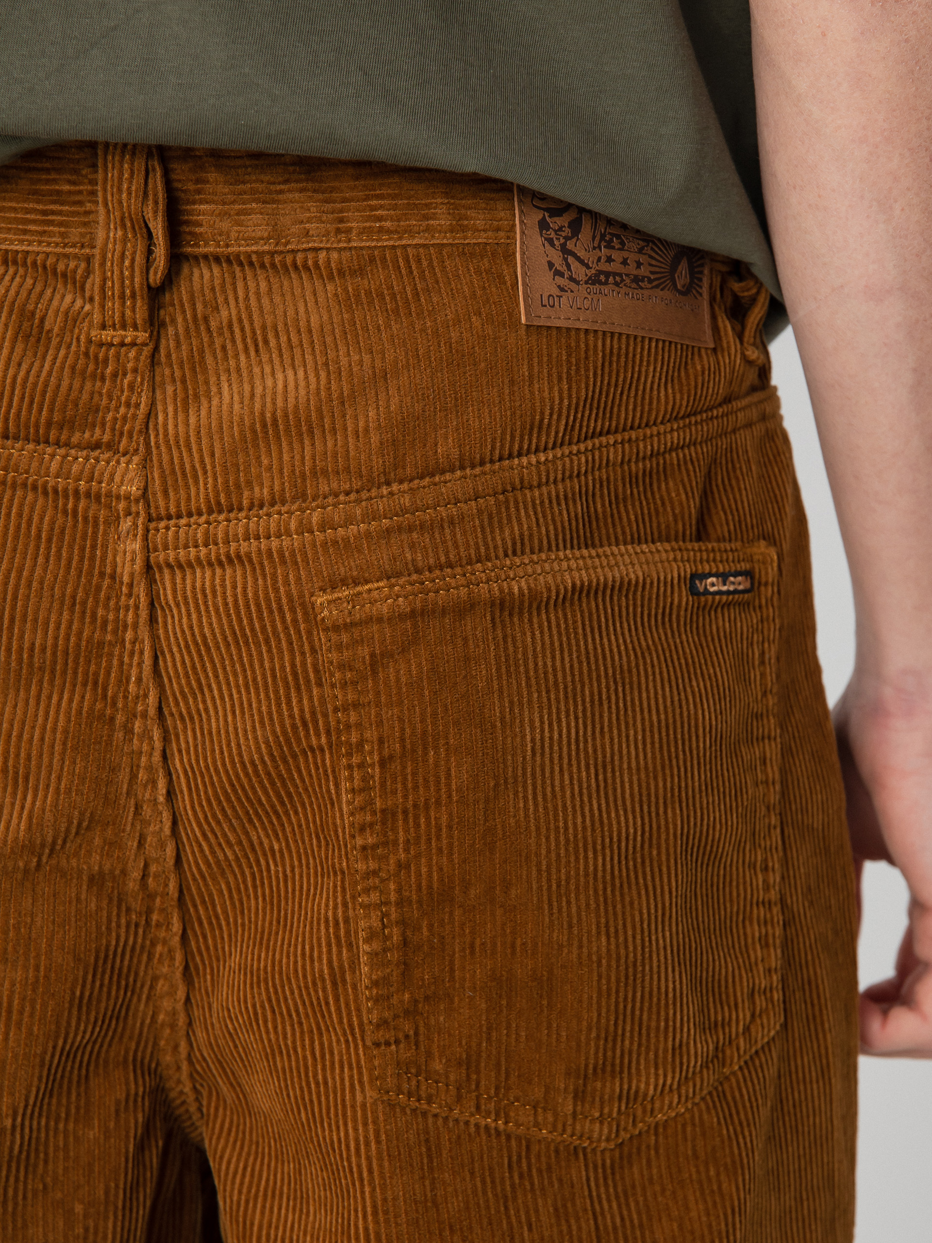 Volcom Lurking About Cord Pants (rubber)