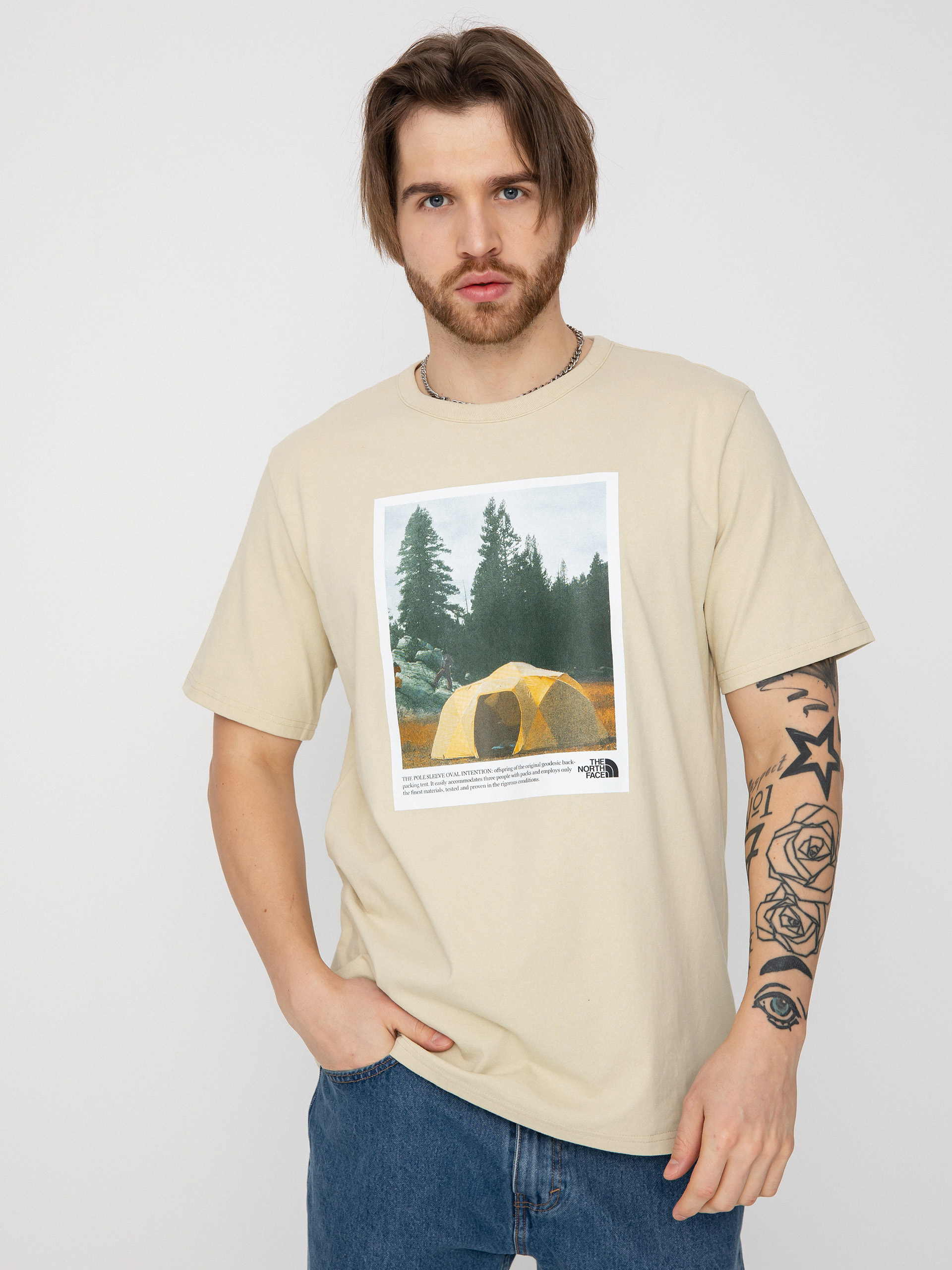 The North Face 1966 Ringer T-shirt (gravel)