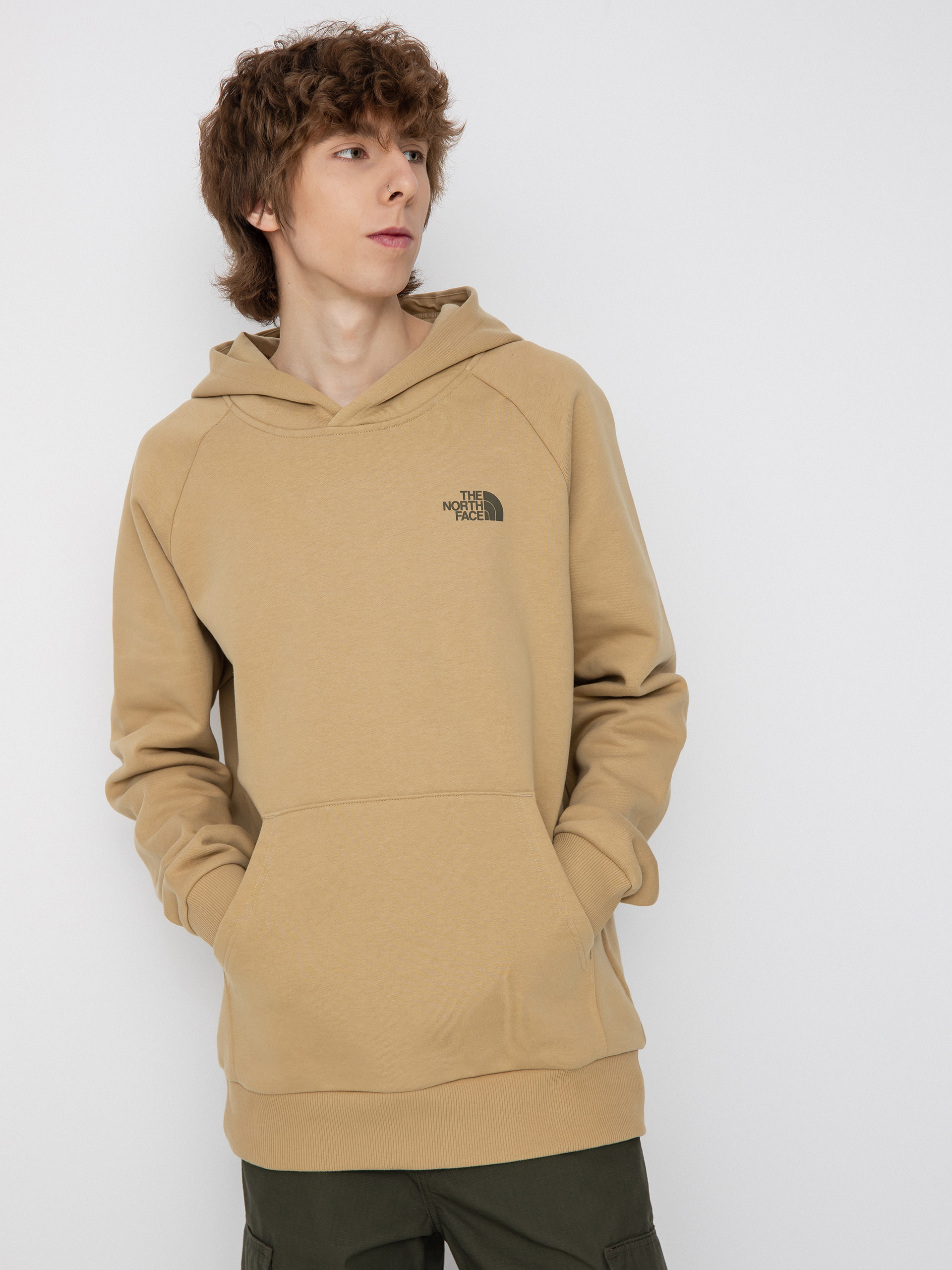 Beige north face hoodie best sale