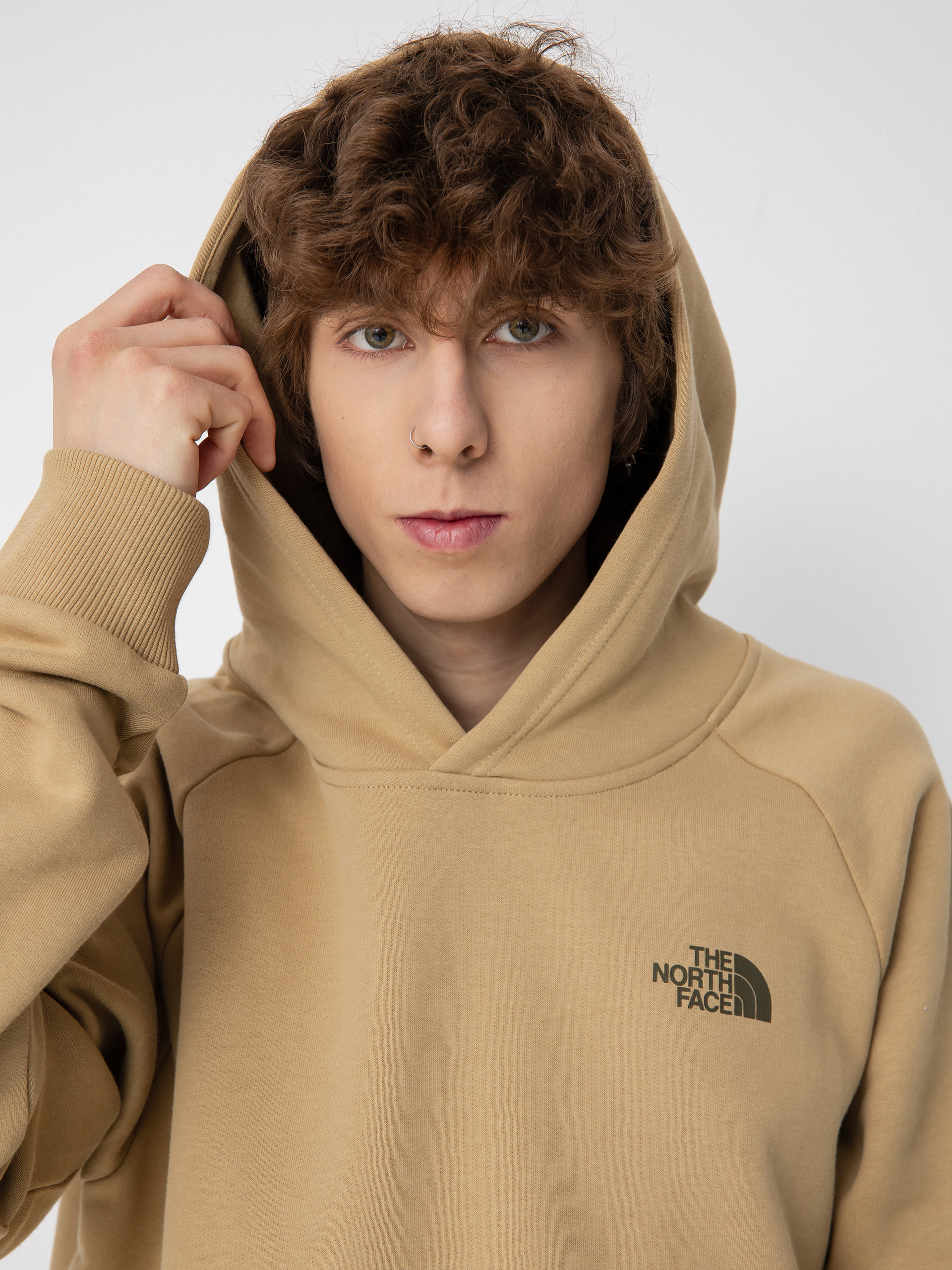 The North Face Raglan Redbox HD Hoodie (khaki stone)